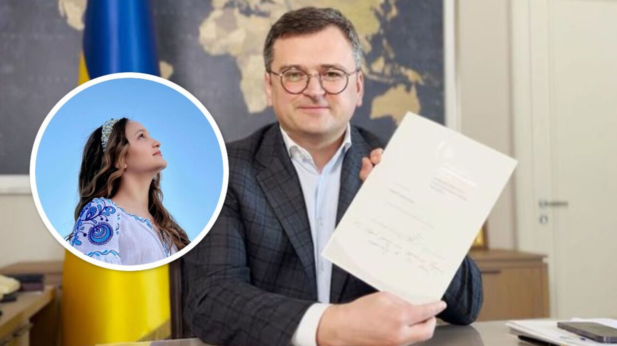 Кулеба нагородив юну українку, яка відмовилася виступати на пісенному конкурсі через участь росіян