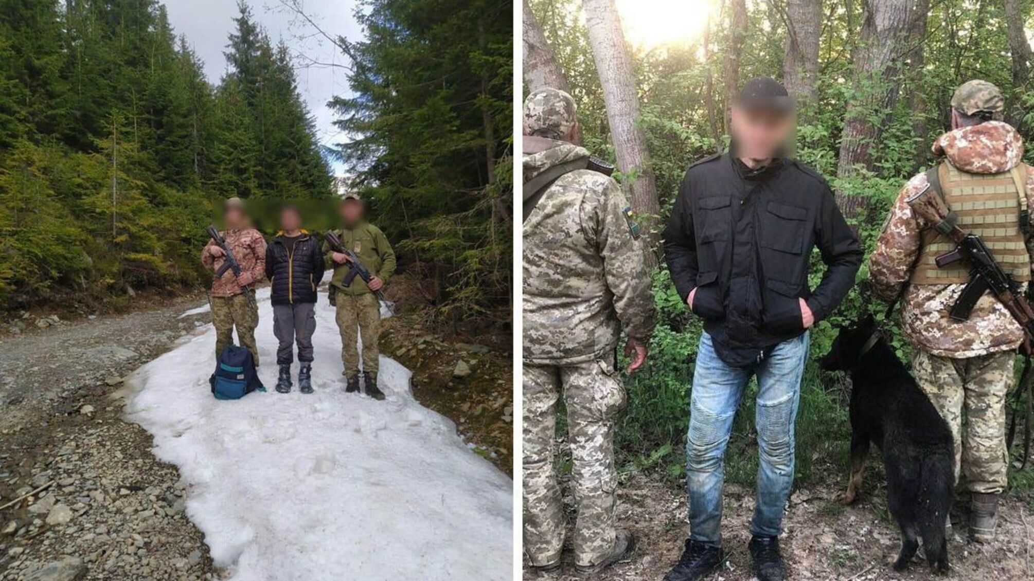 прикордонники затримали 5 ухилянтів від мобілізації