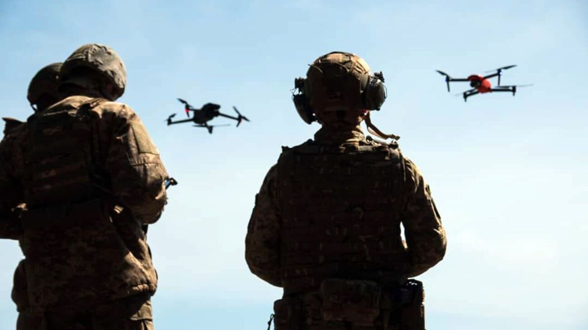 Над Киевом сбили российский разведывательный дрон