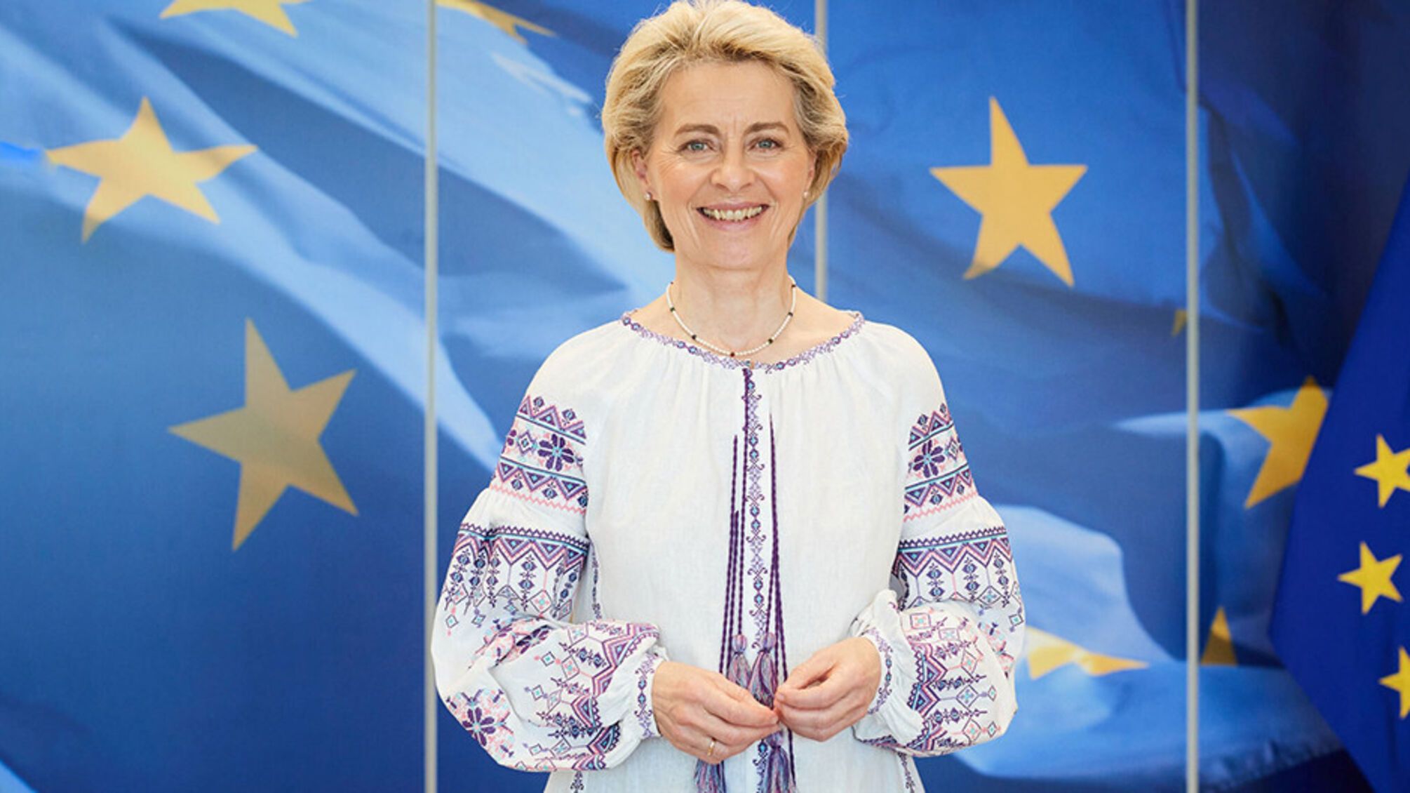 Урсула фон дер Ляен приехала в Киев отмечать День Европы