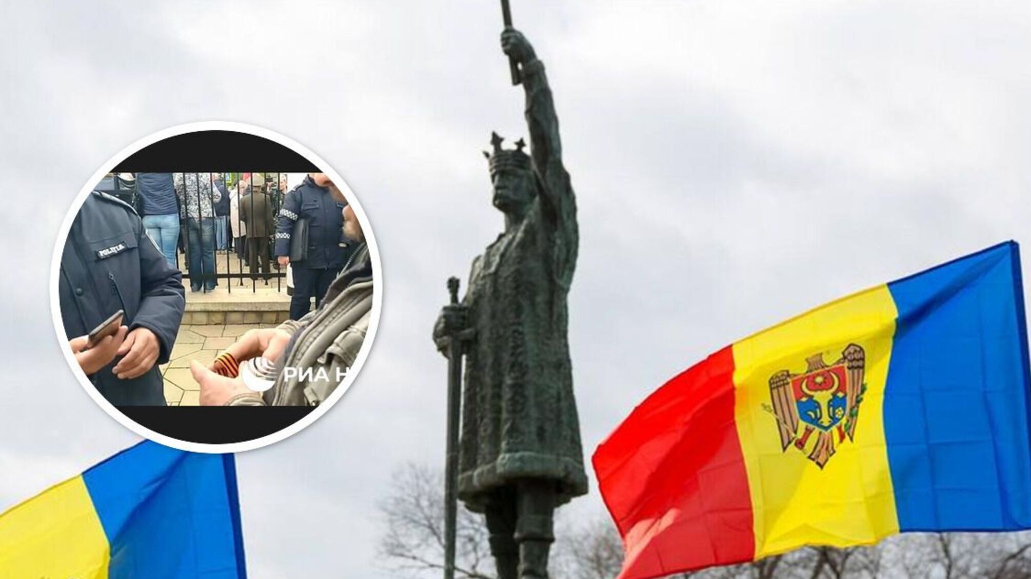 У Молдові - масове гуляння прихильників СРСР, Сталіна і путіна