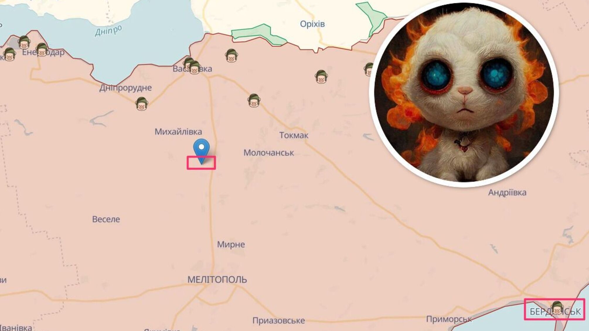 'Хлопок' на оккупированных территориях Запорожской области