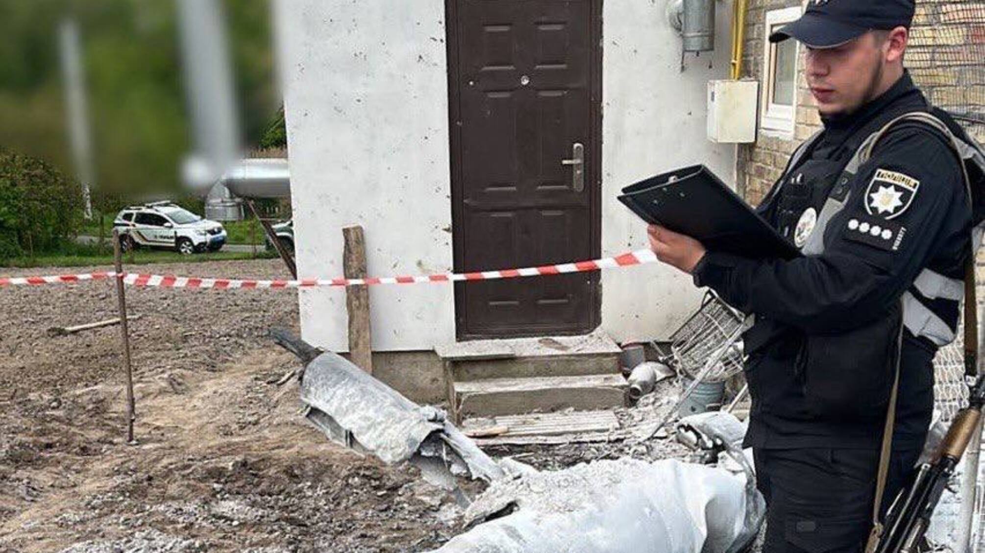 Последствия ночной атаки россиян в Киевской области