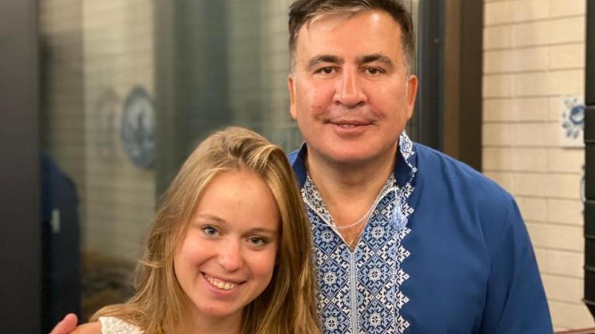 Михеил Саакашвили и Елизавета Ясько