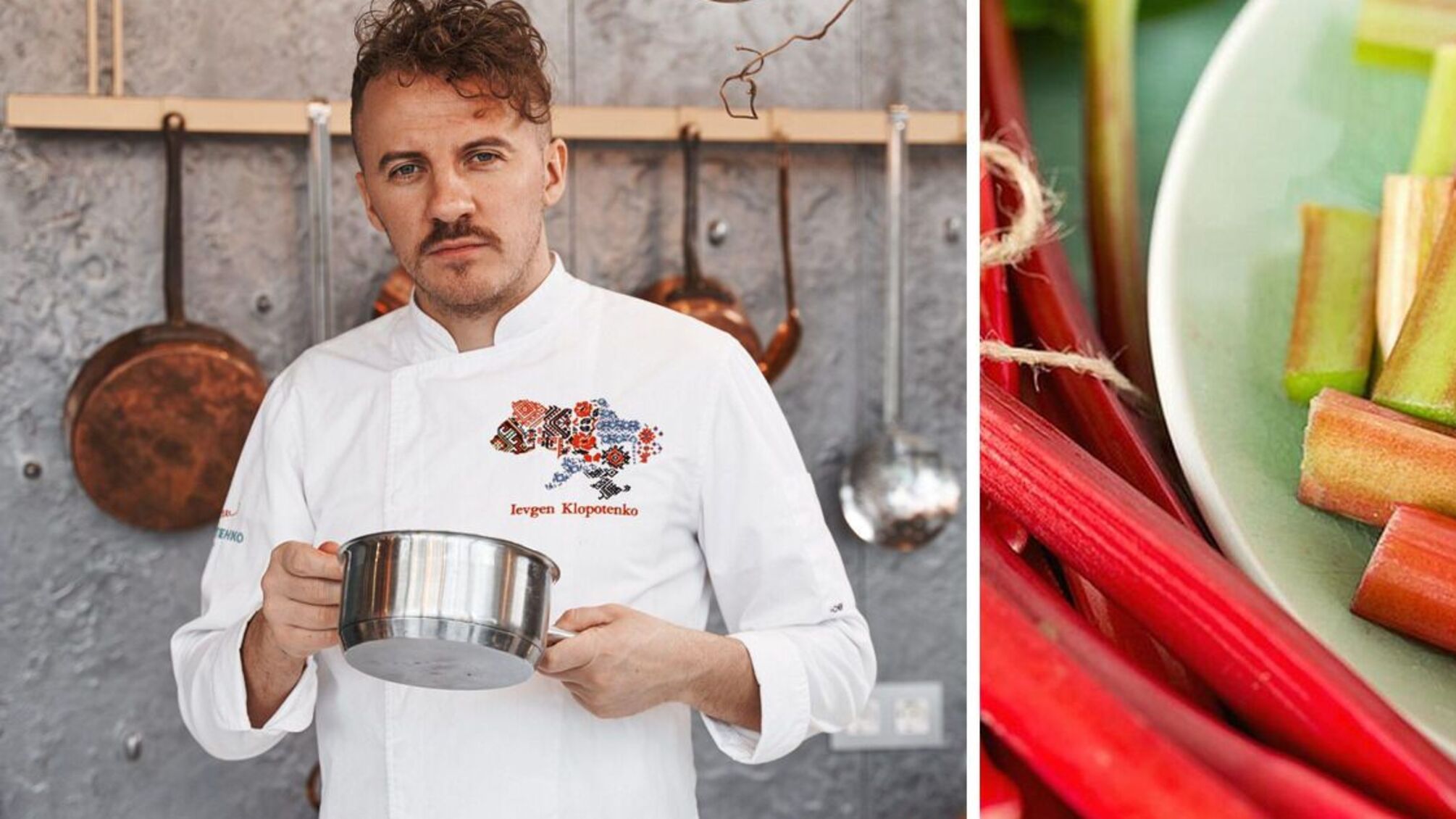 Євген Клопотенко - рецепт пирога з ревенем