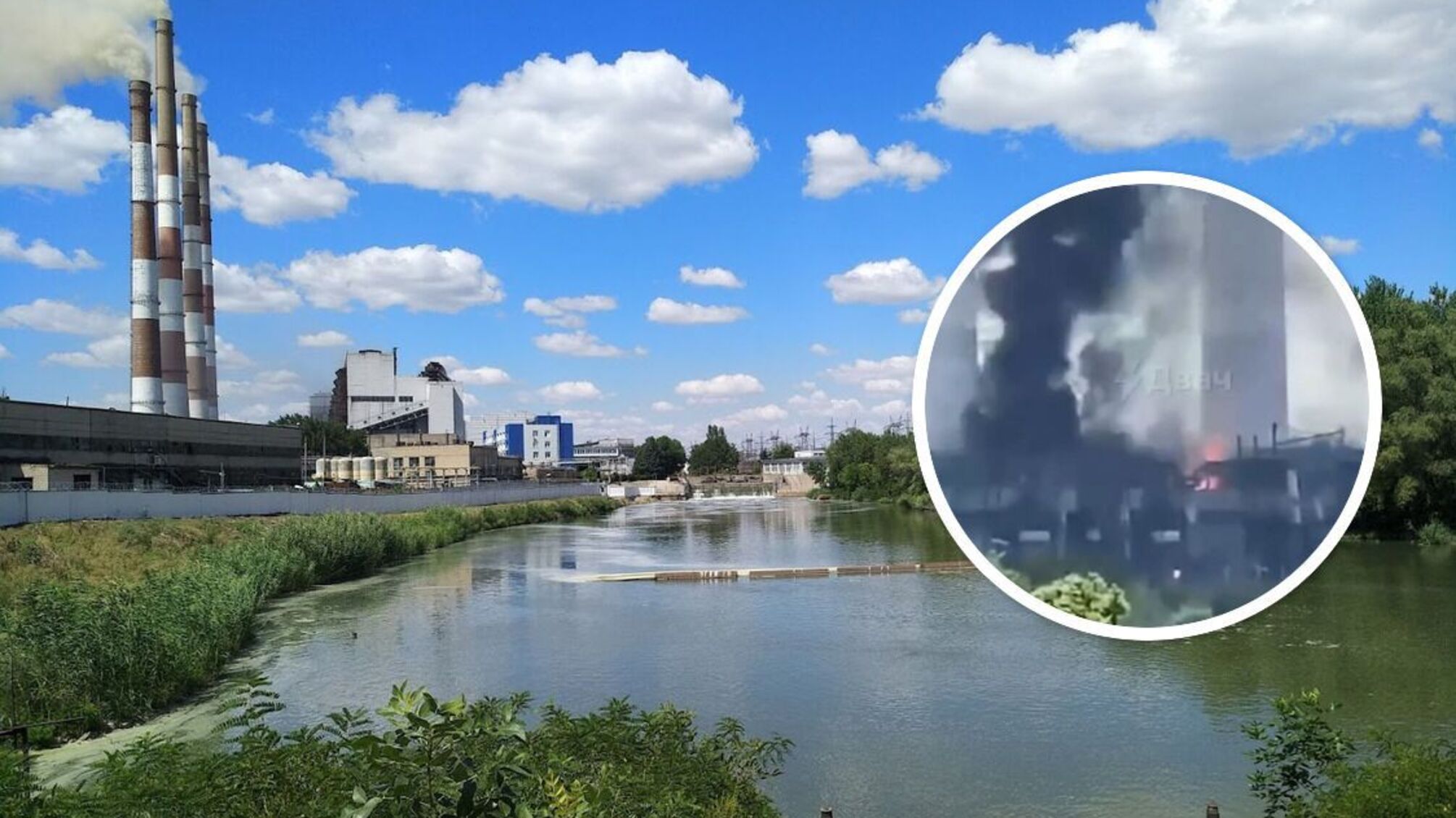 В Ростовской области рф горит Новочеркасская ГРЭС: в городе кое-где исчез свет – что известно (фото, видео)