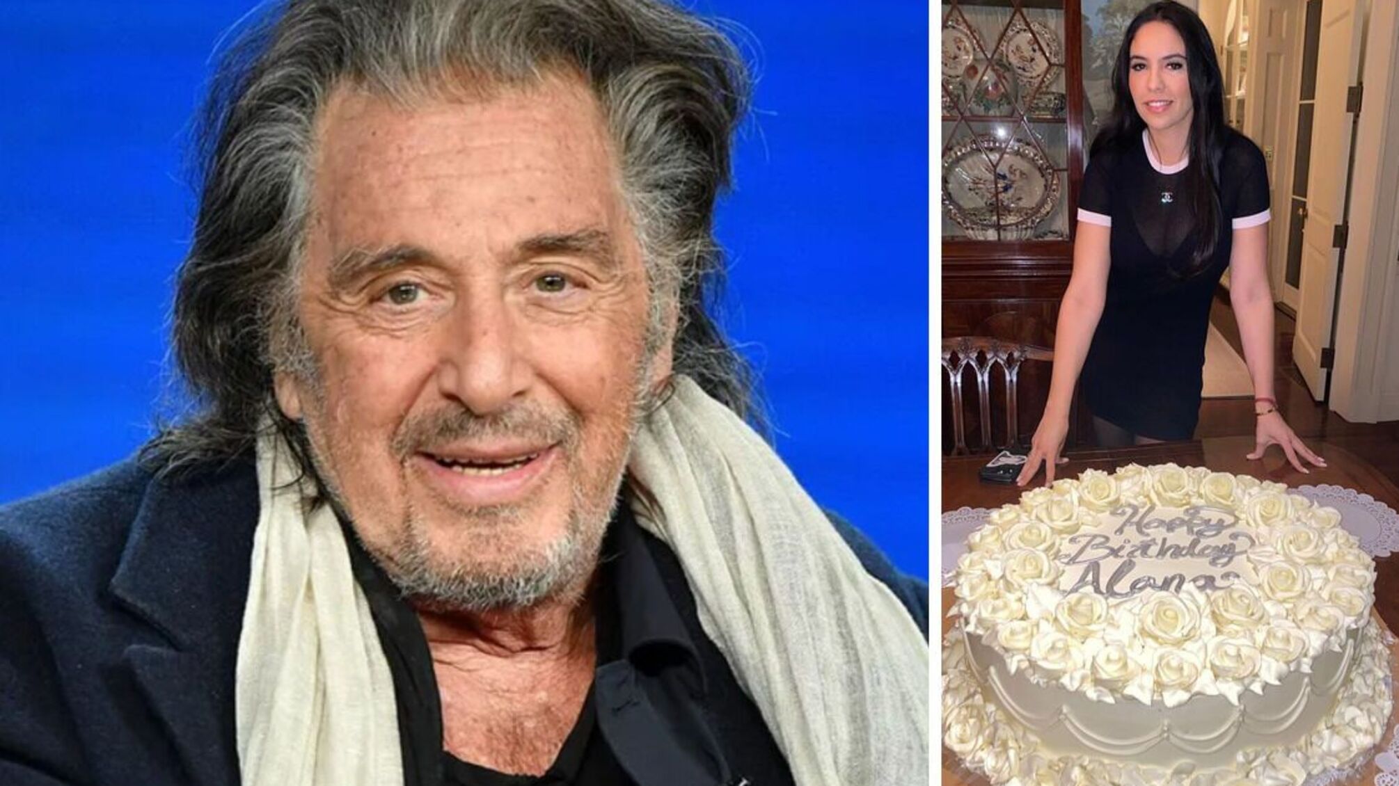 Аль Пачіно, голлівудський актор, та Нур Альфала, його подружка