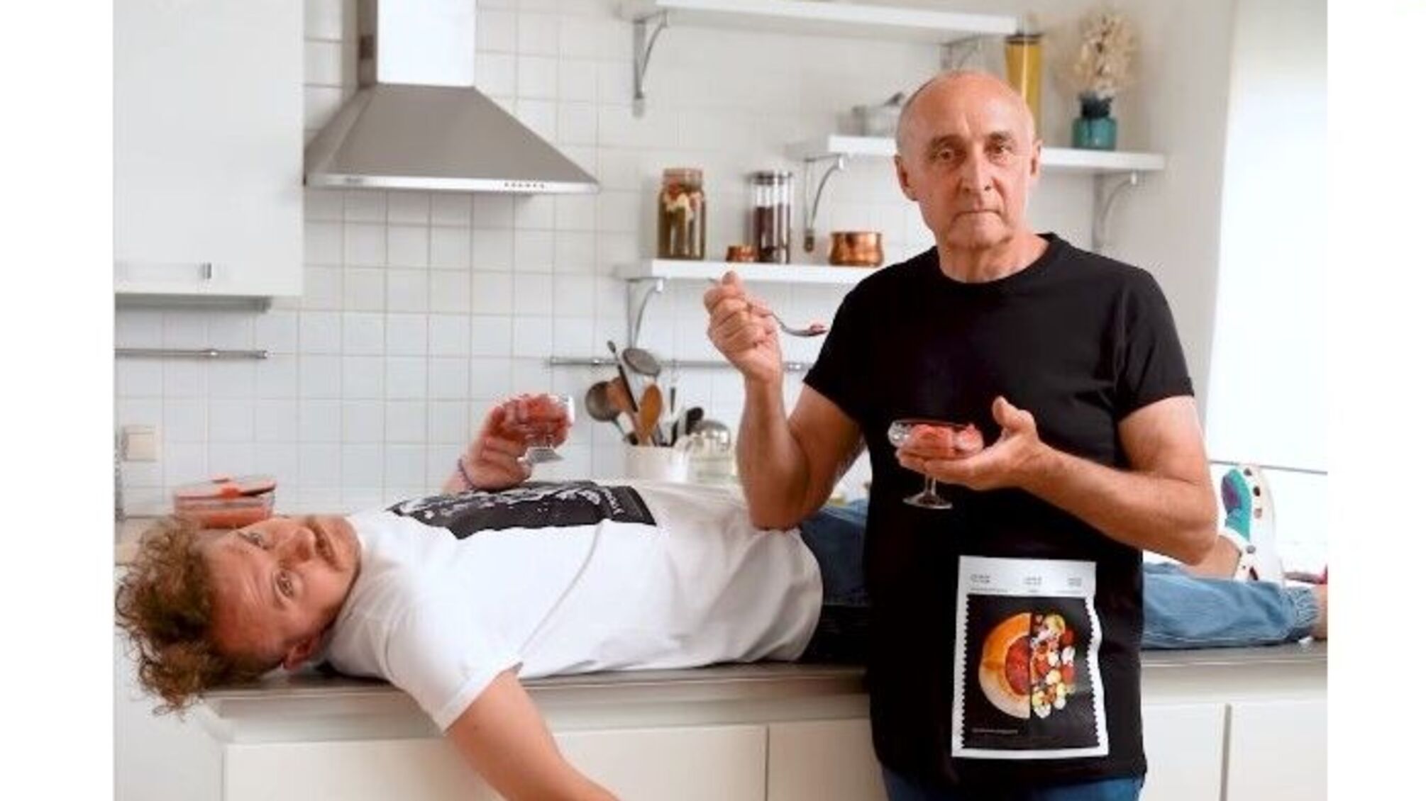 В День отца Клопотенко приготовил особое блюдо с папой