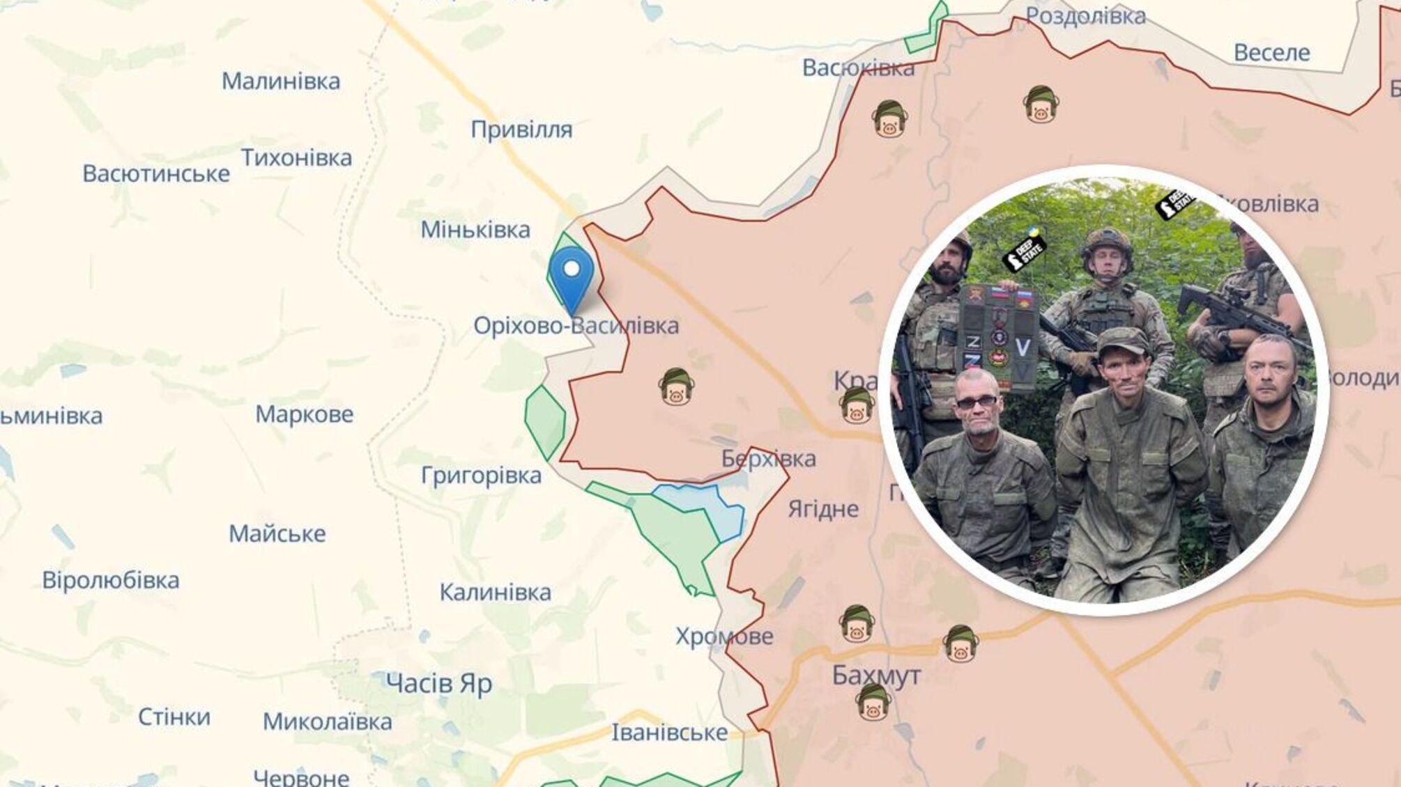 Украинские бойцы продвинулись под Бахмутом