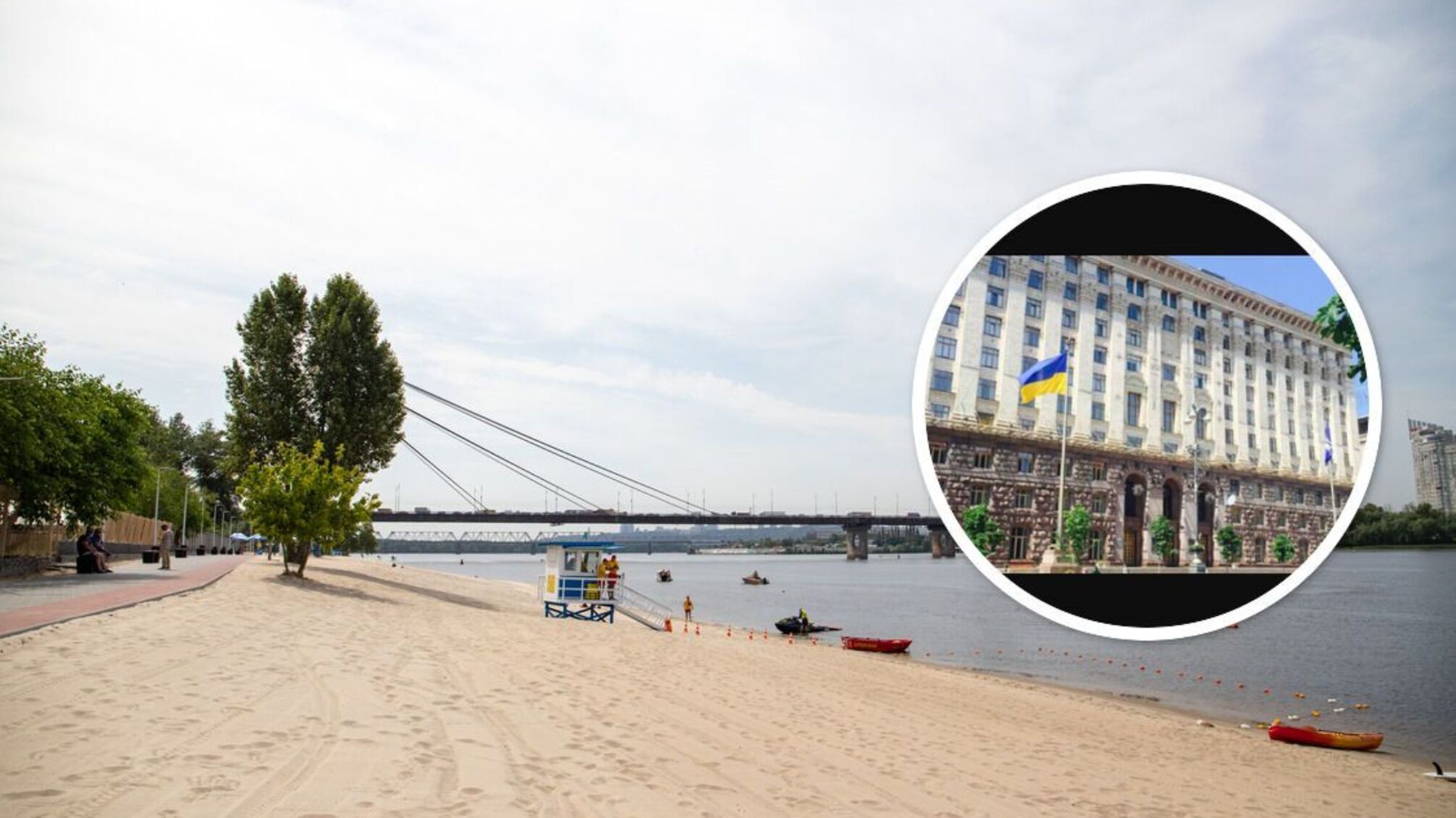 Пляжі Києва незабаром оновлять новою партією піску
