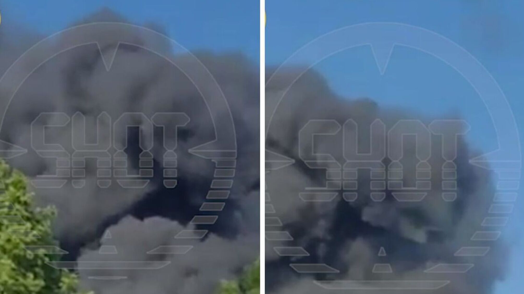 У російському Шебекіно – потужний 'приліт' та масштабна пожежа