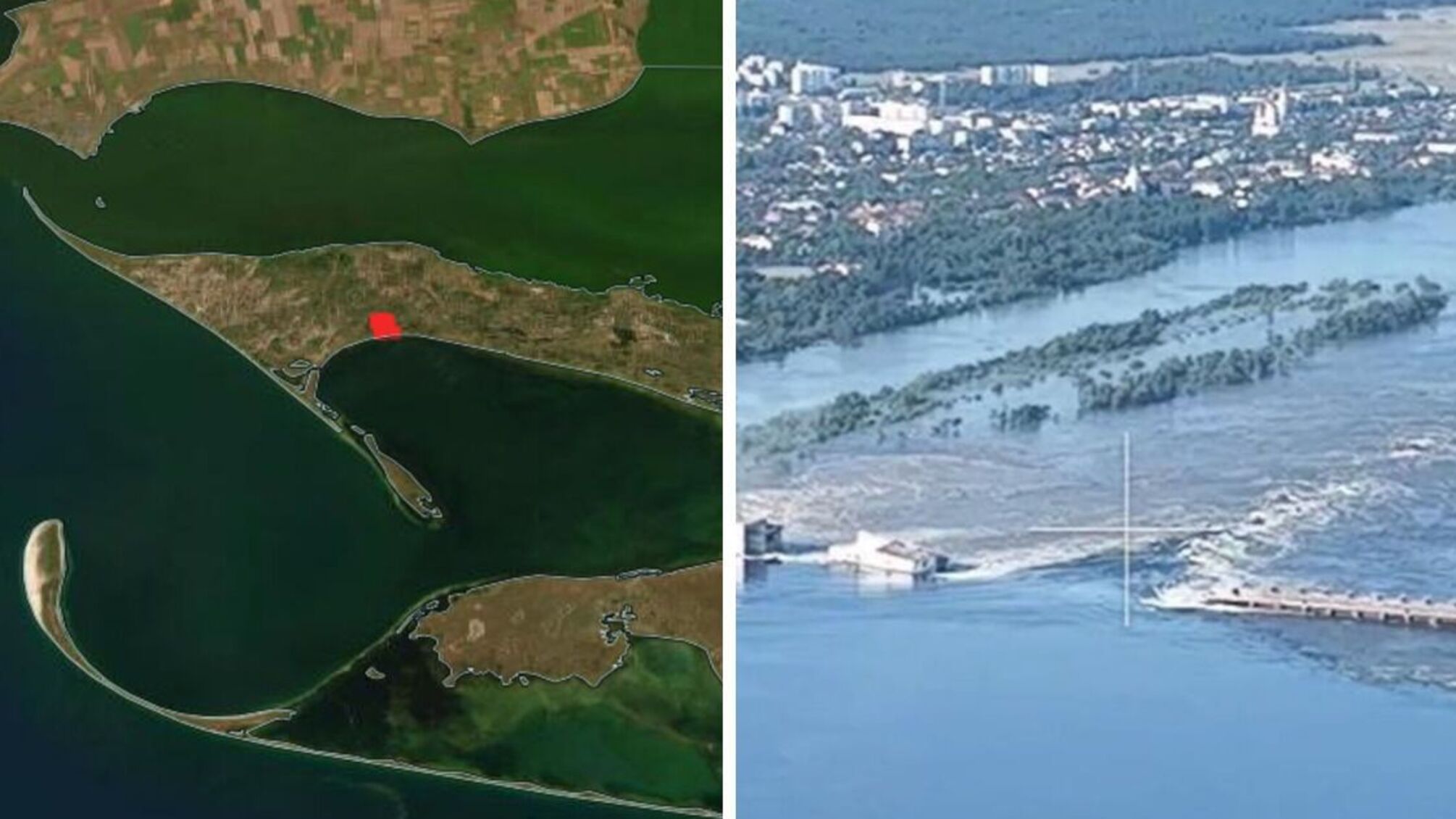 Из-за подрыва оккупантами Каховской ГЭС Кинбурнская коса временно может стать островом