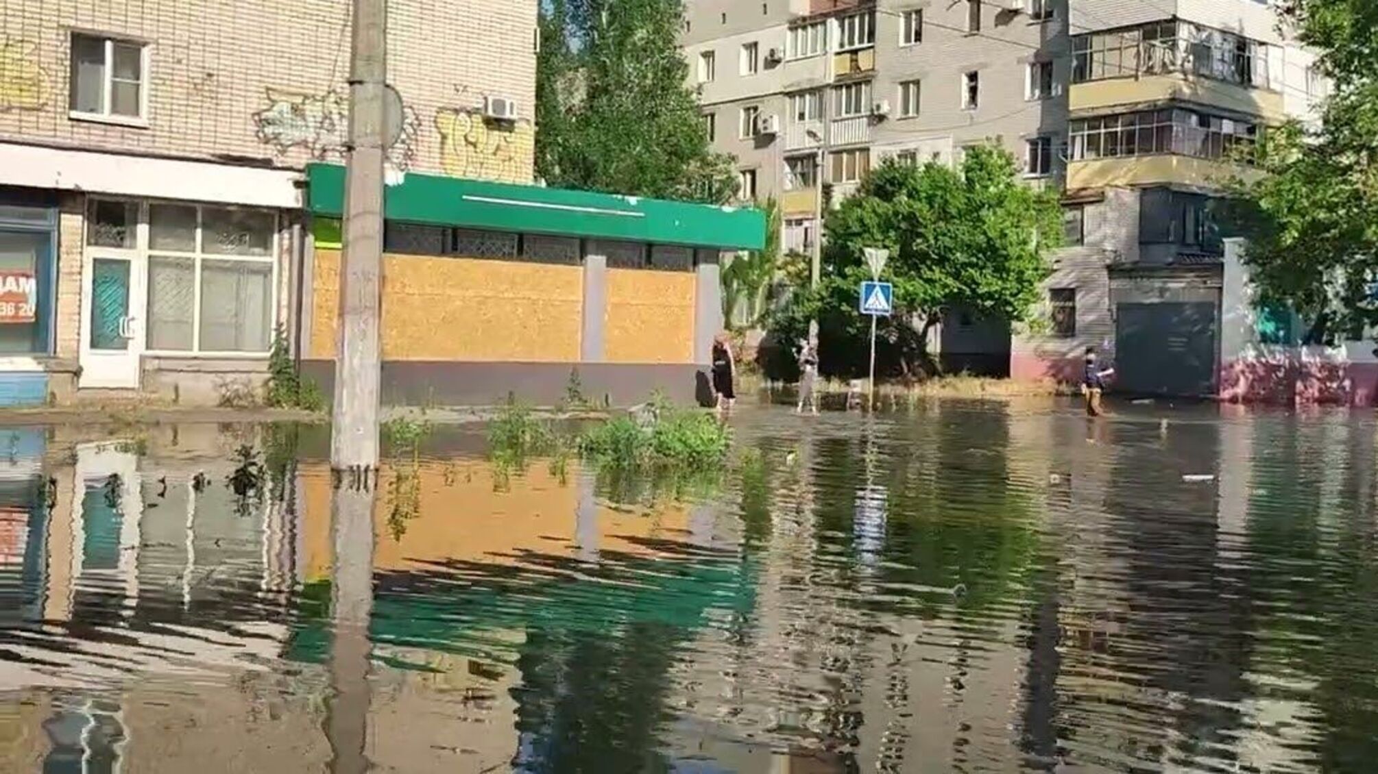 Микрорайон Остров в Херсоне уже отрезан водой