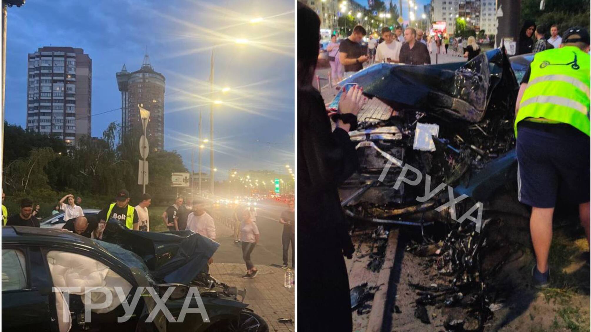 У Києві блогер на BMW втрапив у серйозну ДТП