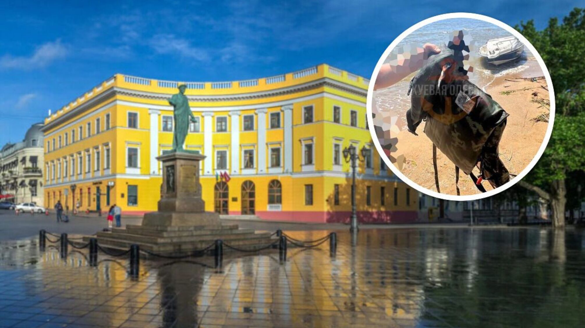 В Одессу приплыл 'русский военный корабль', но есть нюанс