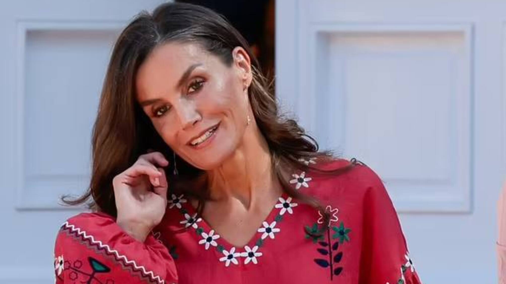 Королева Испании надела вышиванку от украинского бренда 