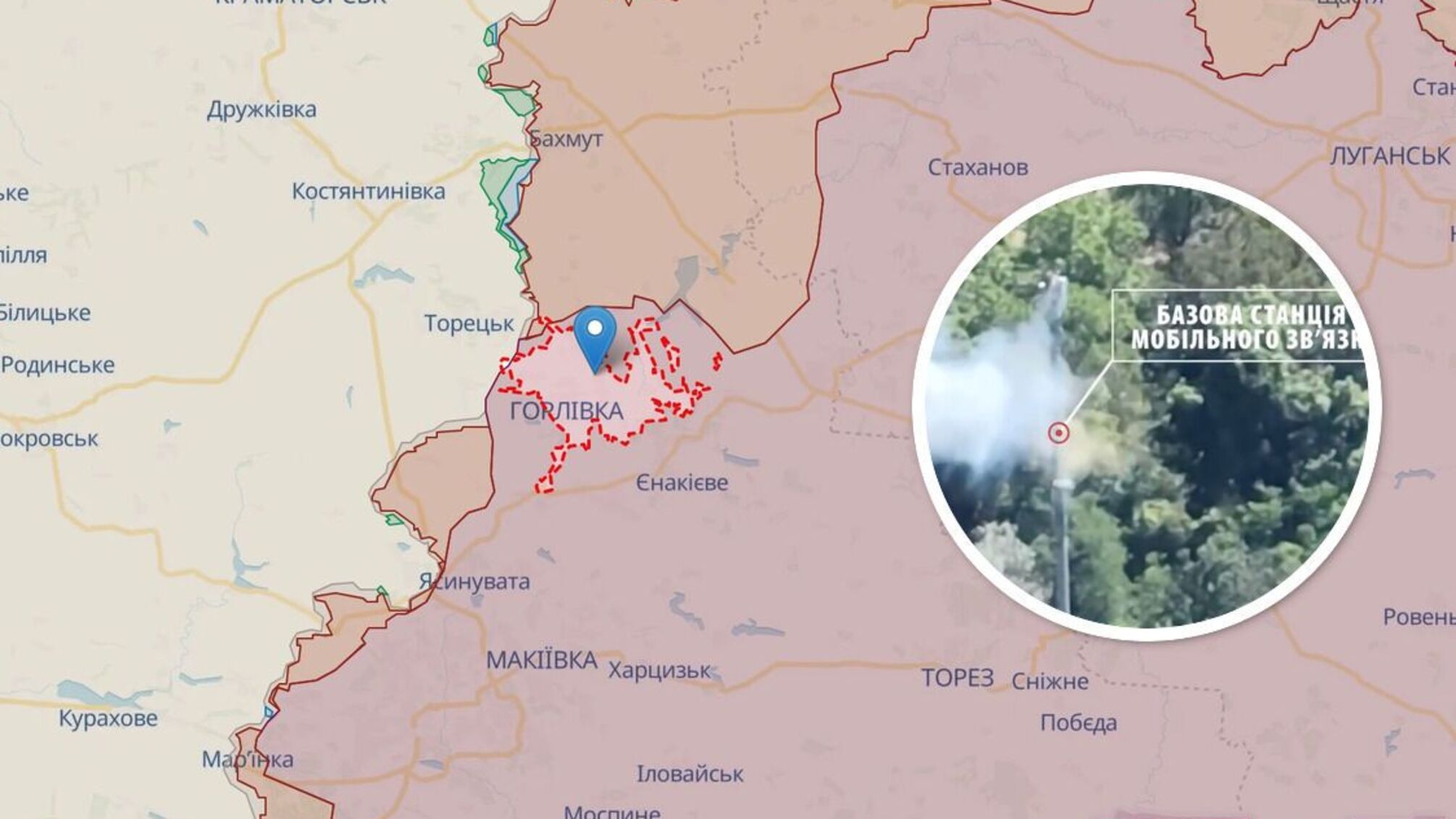 Бойцы ССО поразили базовую станцию связи оккупантов в Горловке на Донбассе
