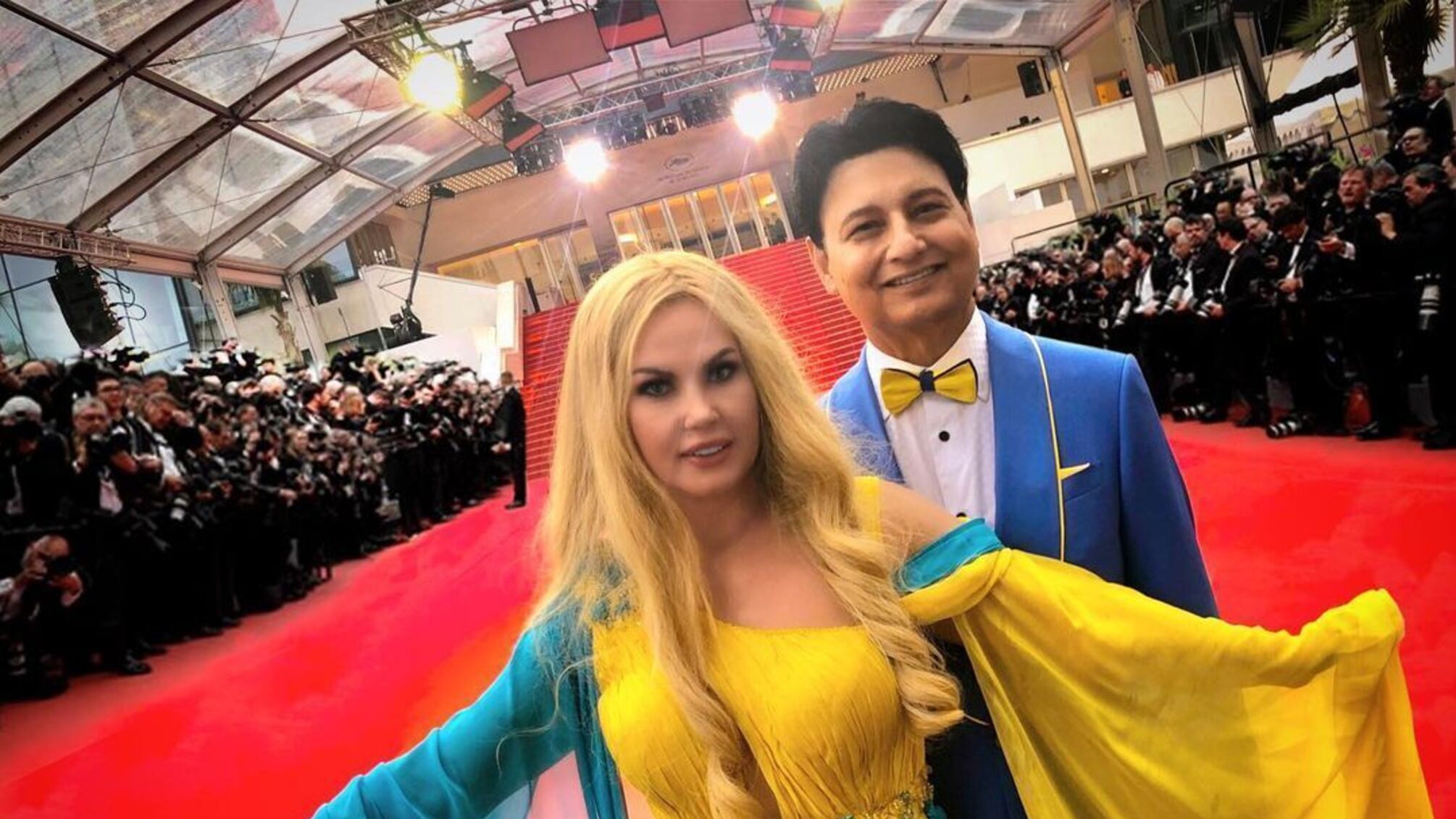 Камалія і Мохаммад Захур в Каннах