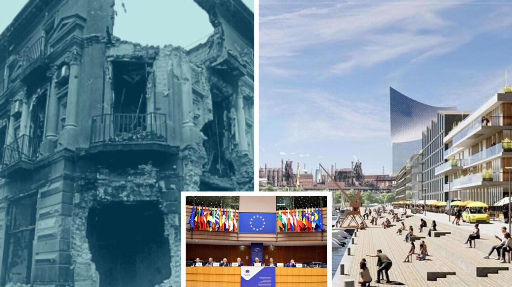 Послевоенный план возрождения Мариуполя был презентован в Европе.