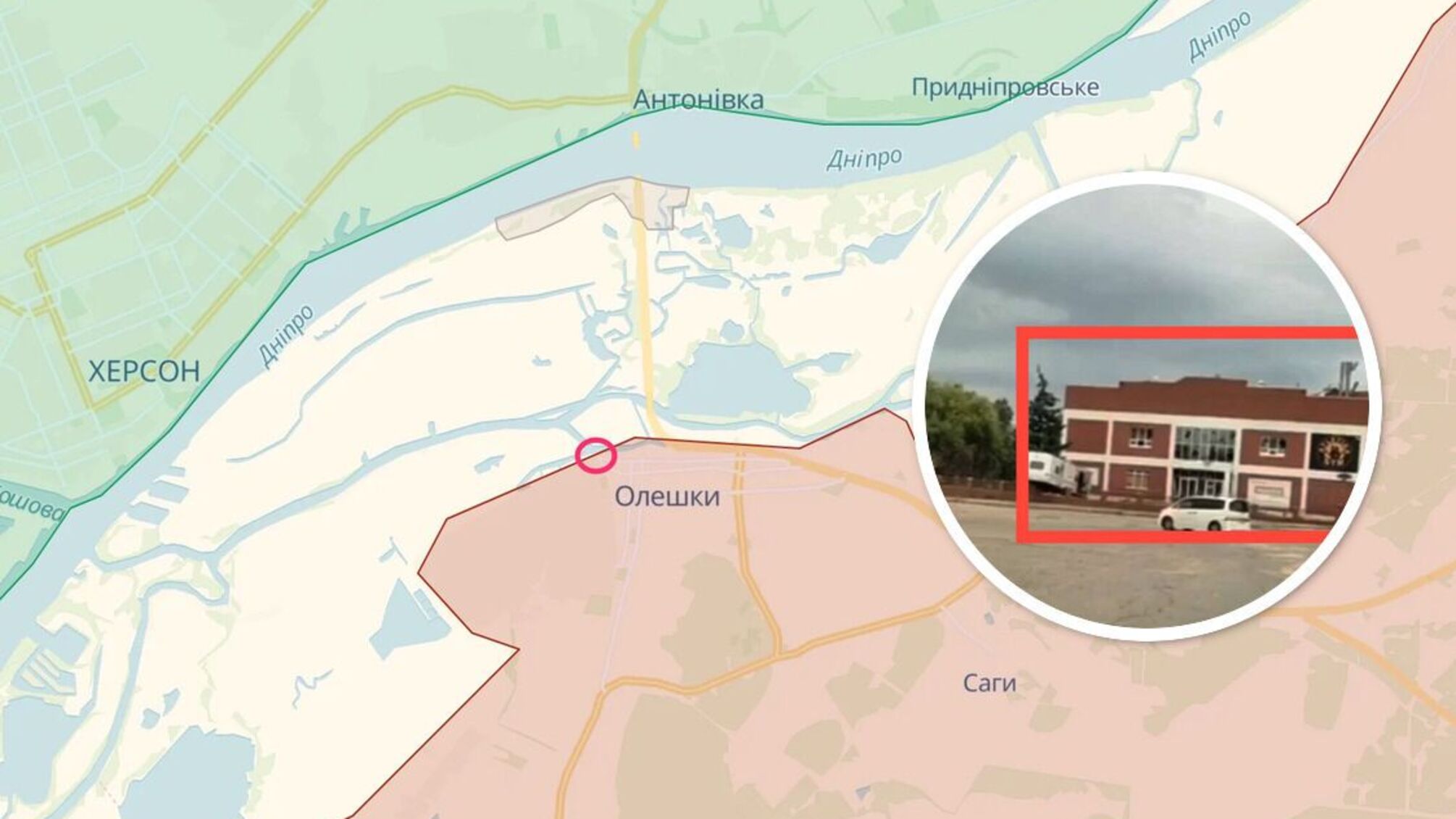 'Хлопок' в оккупированных Олешках