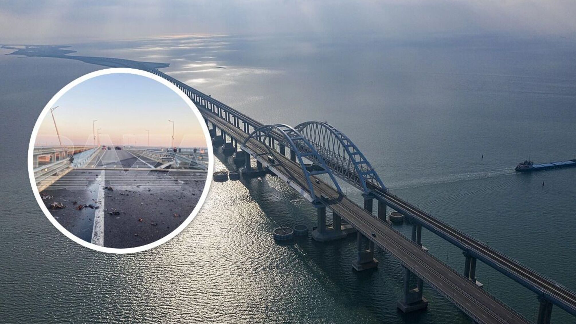 Залізнична гілка Кримського мосту, ймовірно, неушкоджена, – DeepState
