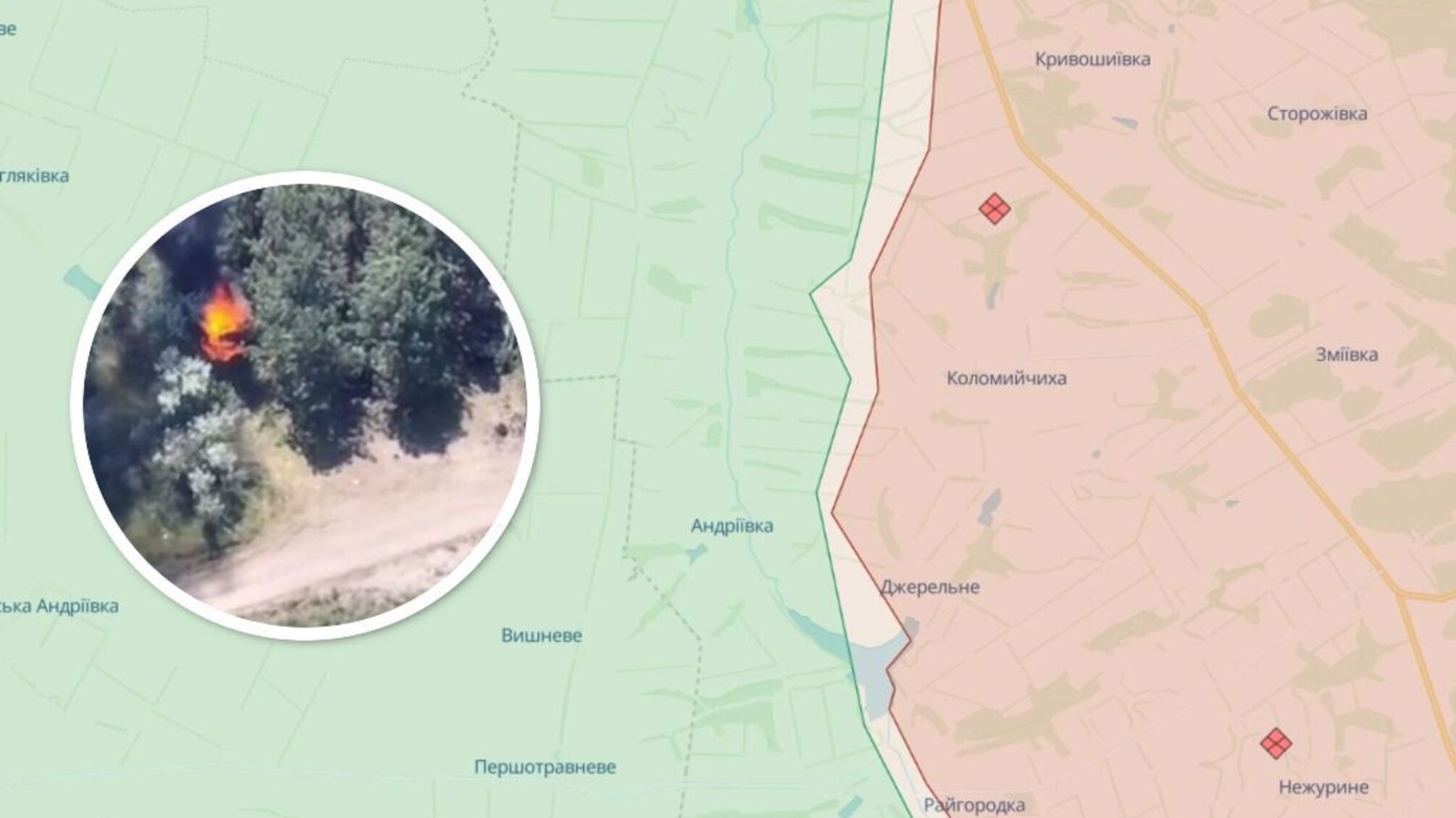 Відео ефективного знищення російської бойової техніки
