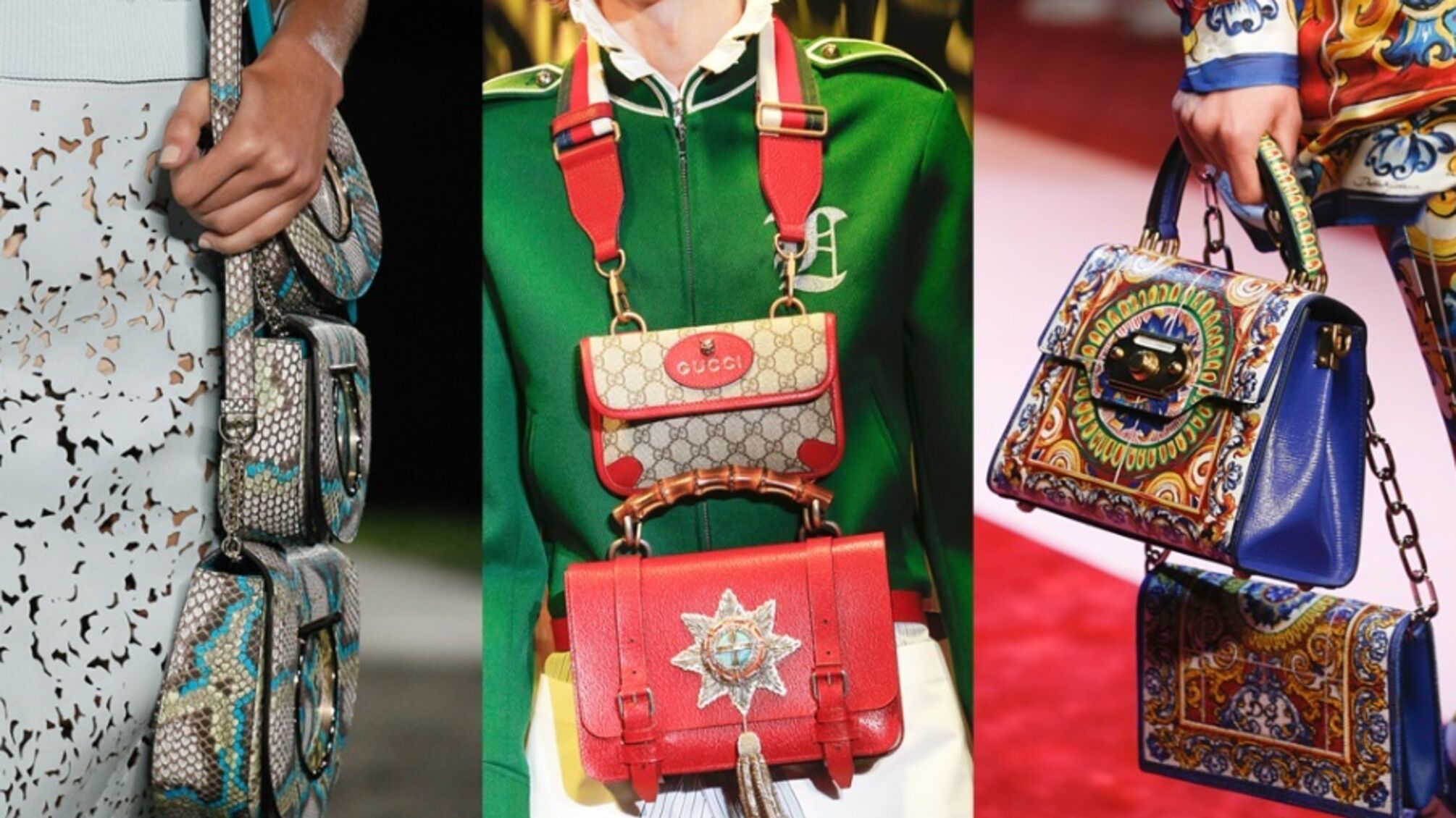  У світі моди набуває популярності новий тренд: дві сумки в одні руки