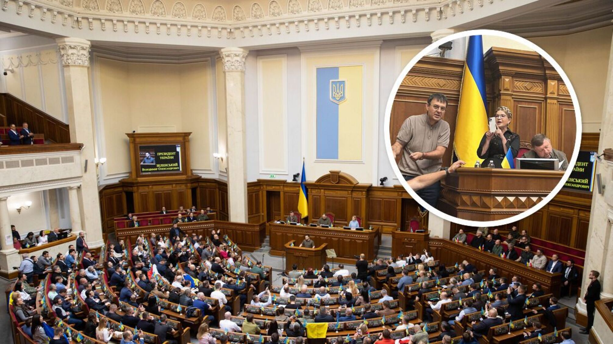 Дорвались в Раду: Тимошенко на трибуне, Геращенко в эфире, Порошенко – в Макдональдсе