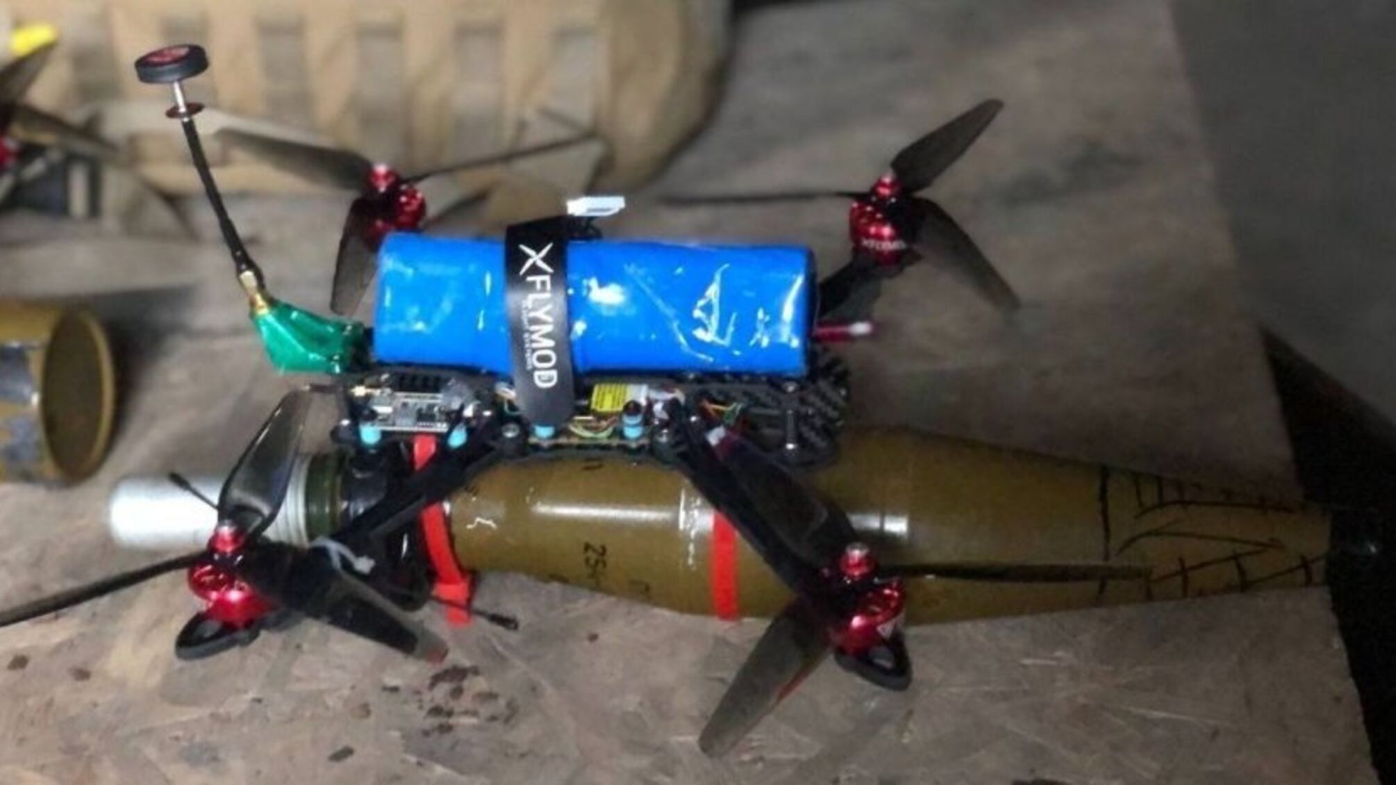  Украинский дрон-камикадзе 'Пегас' для уничтожения техники