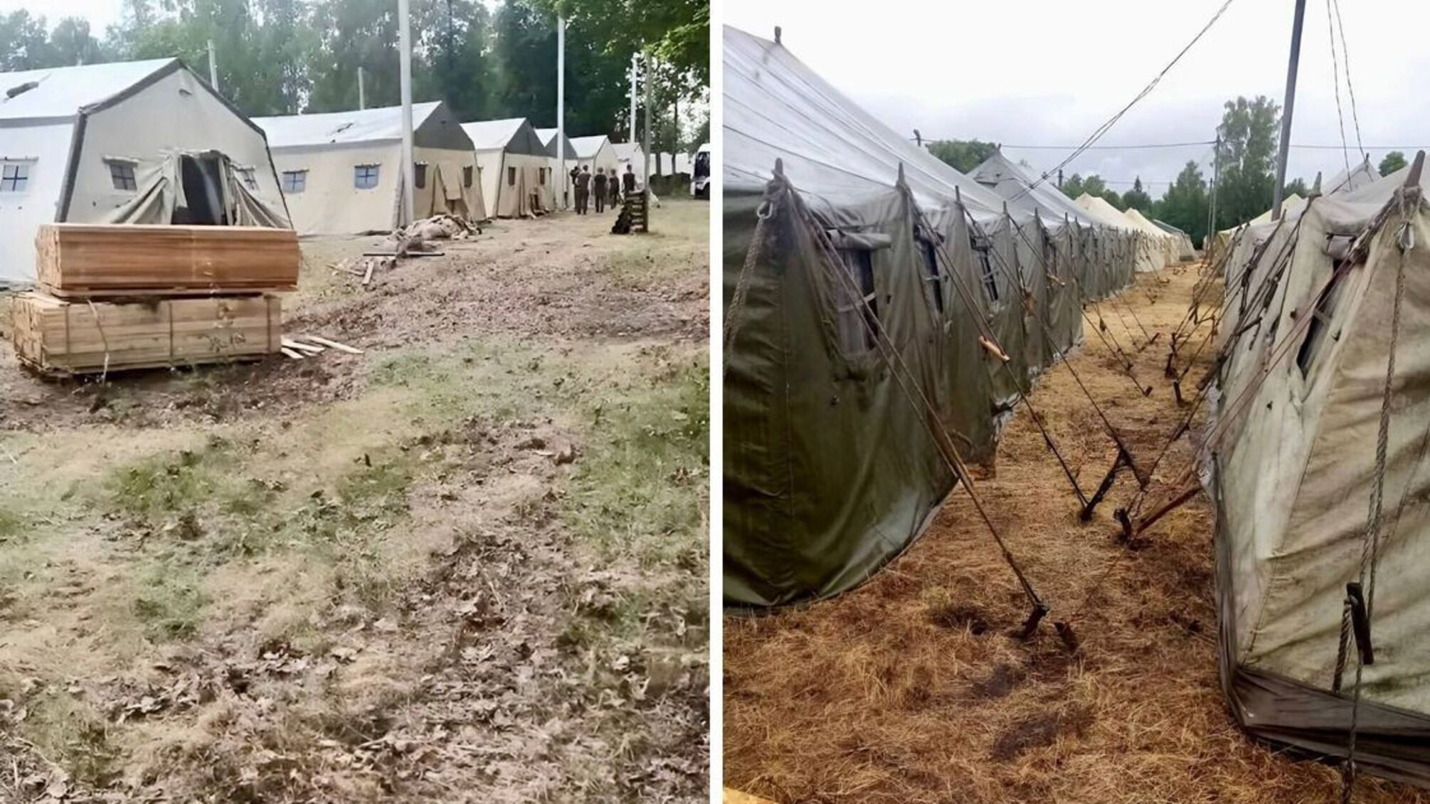 'Вагнерівці' підтвердили, що під Осиповичами в Білорусі будують польовий табір для бійців ПВК (фото)