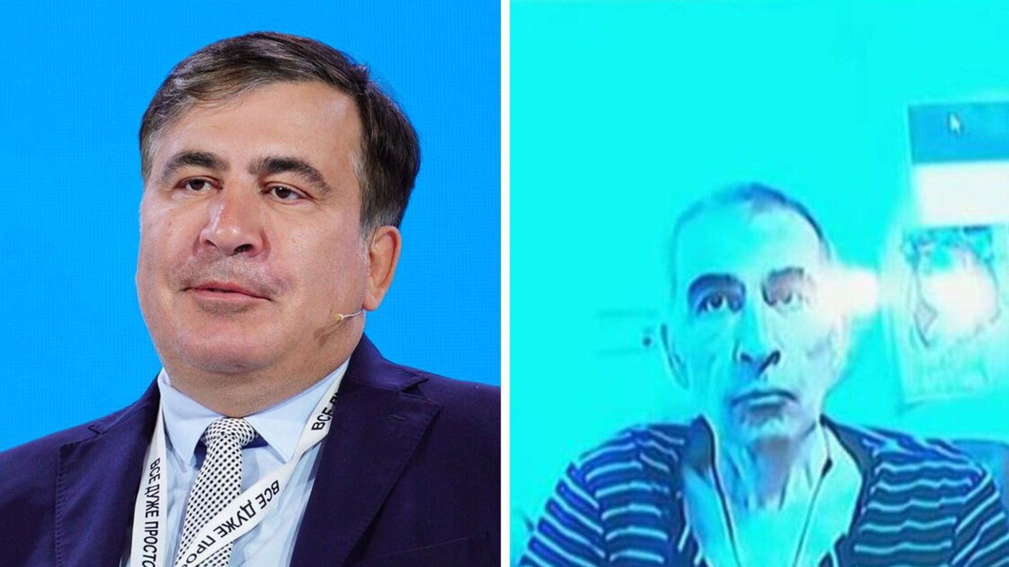 Кожа и кости: Саакашвили ошеломил внешним видом