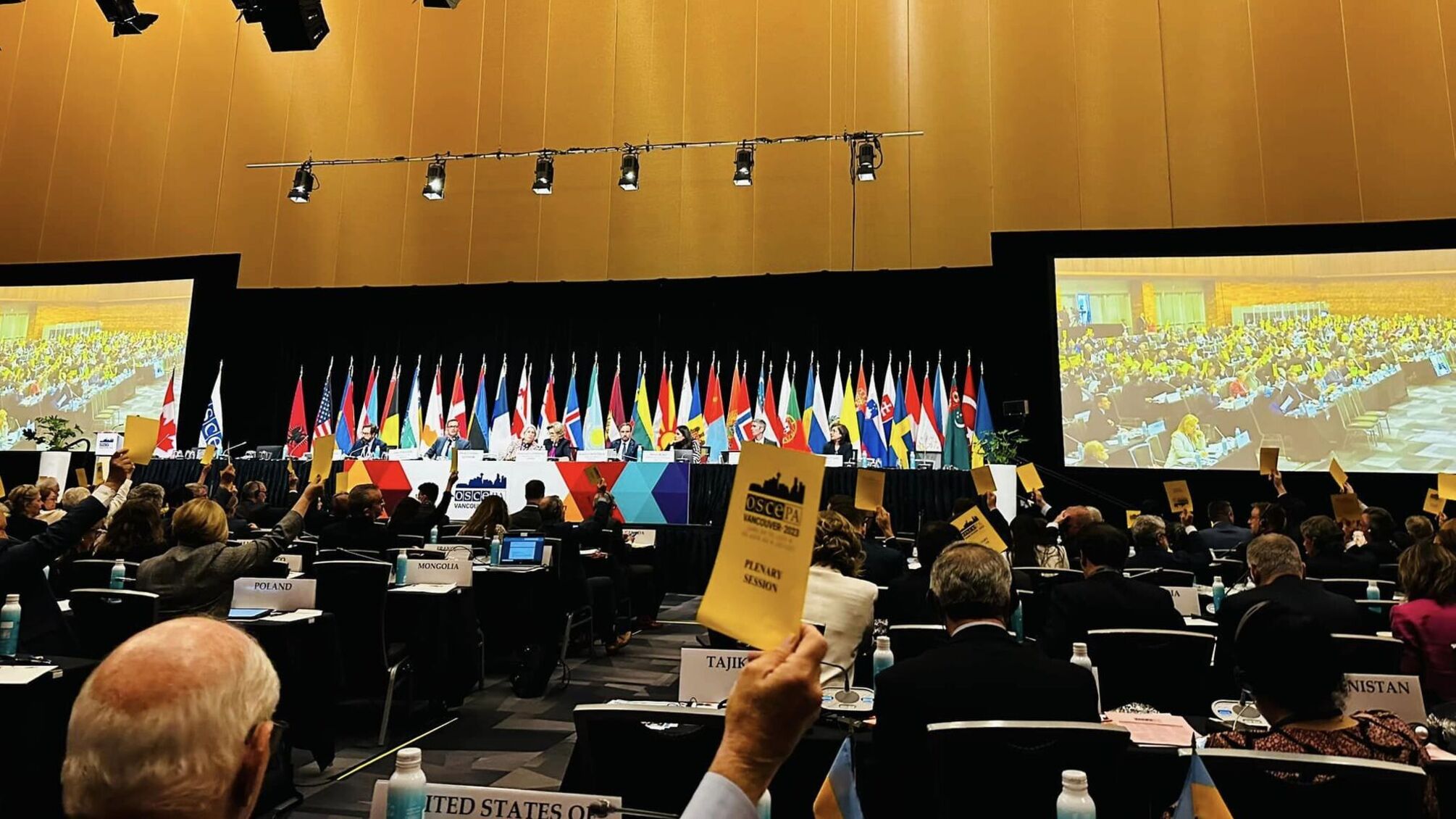 Сессия Парламентской Ассамблеи ОБСЕ в Ванкувере, 04.07.2023