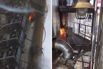 В Беларуси пожар на нефтеперерабатывающем заводе