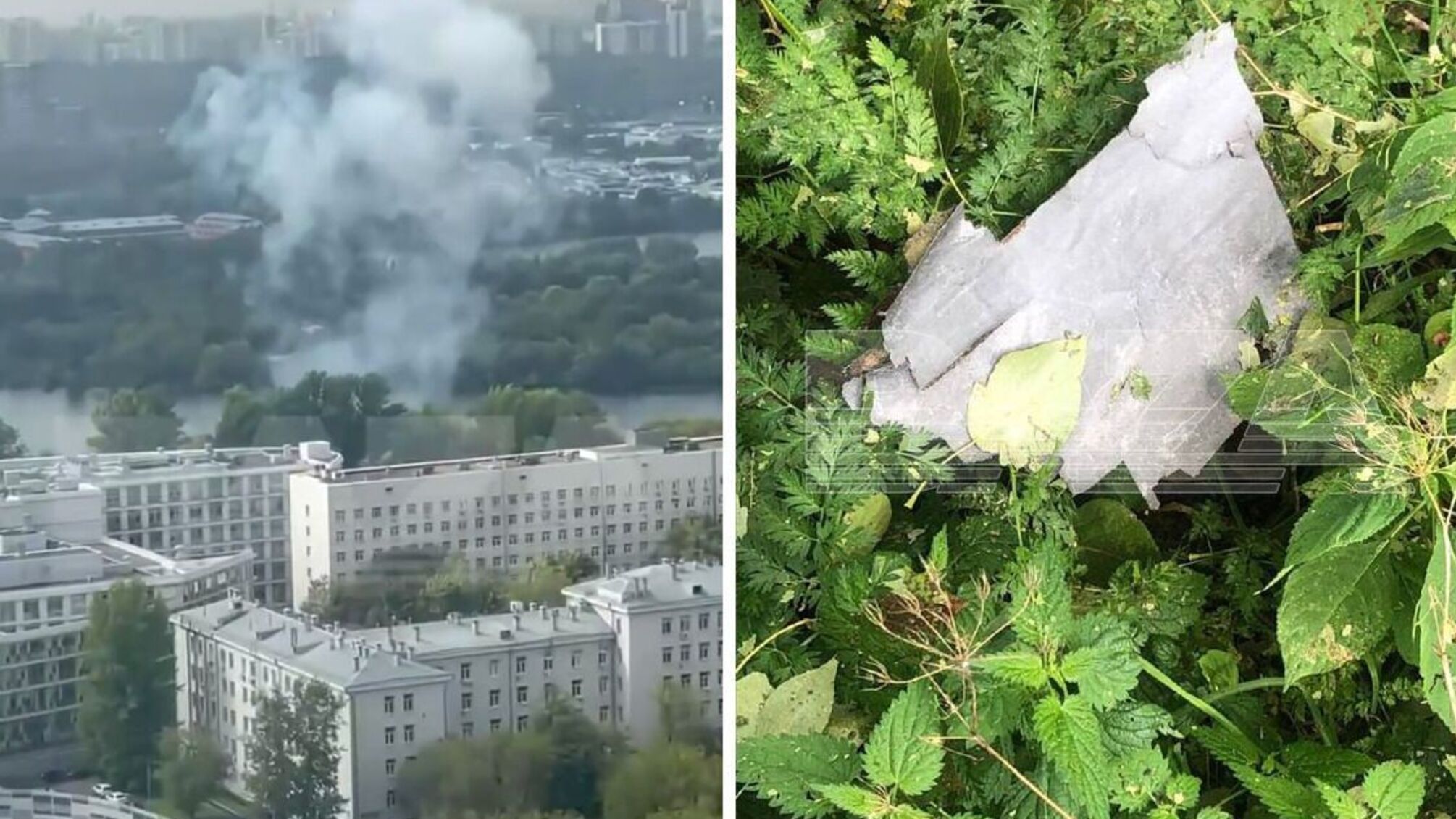 взрыв беспилотника в Москве