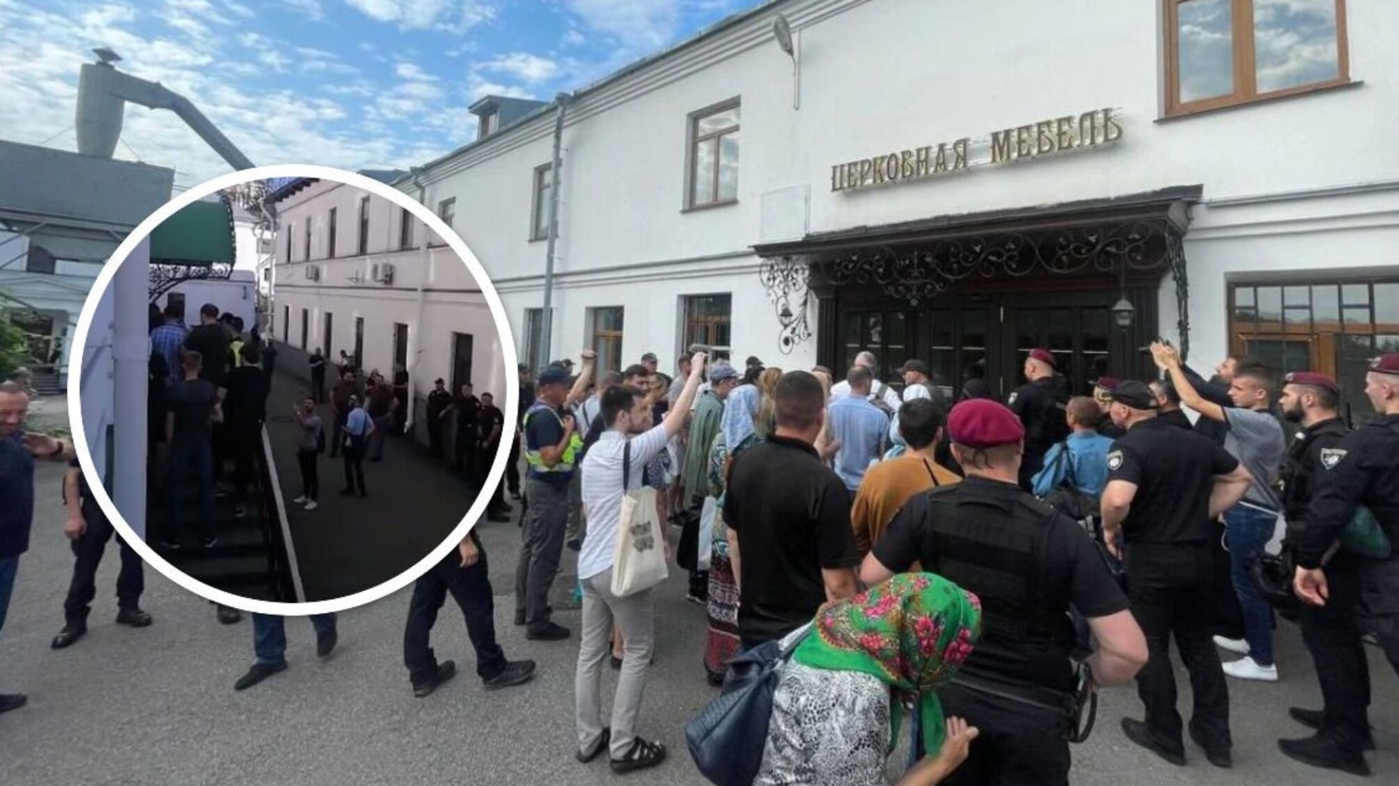 В Киево-Печерской Лавре неспокойно: полиция оцепила корпуса