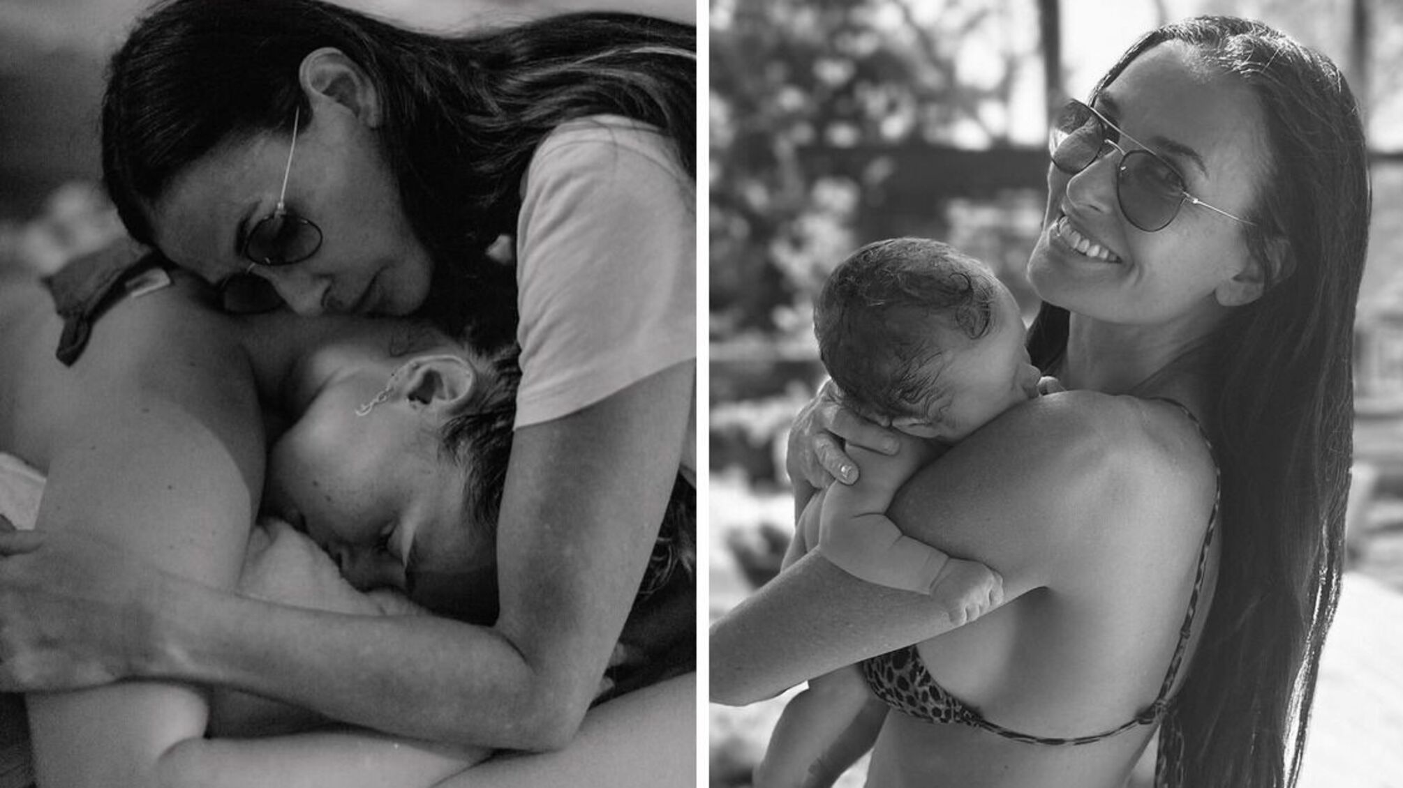 Деми Мур с внучкой и дочерью