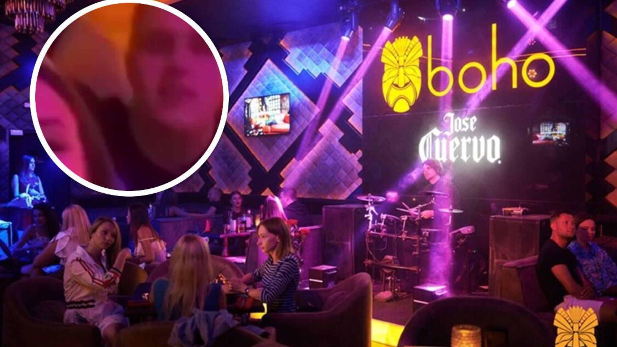 'Відривались' у комендантську годину: відео вечірки столичних поліціантів у клубі 'Boho' потрапило в мережу