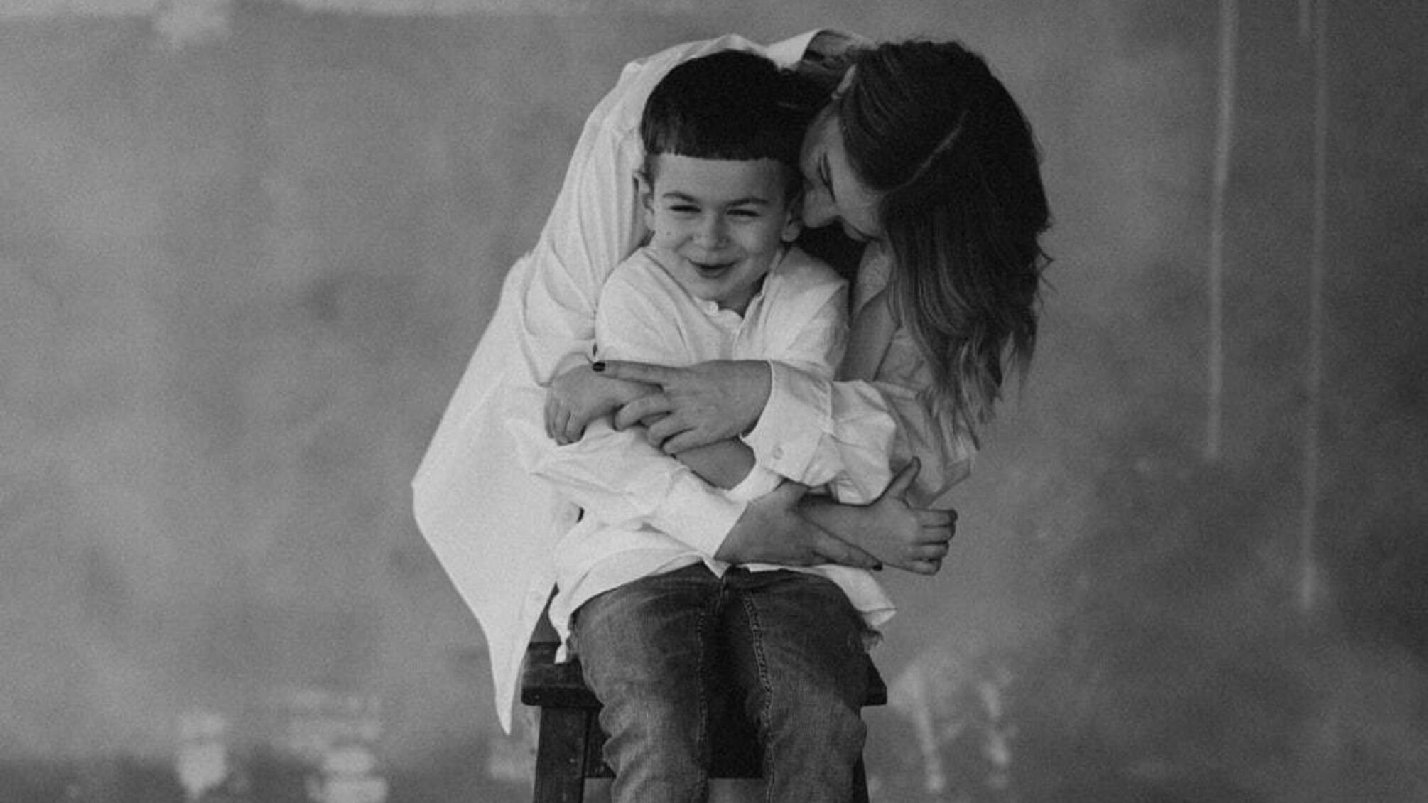 Таня Пренткович с сыном