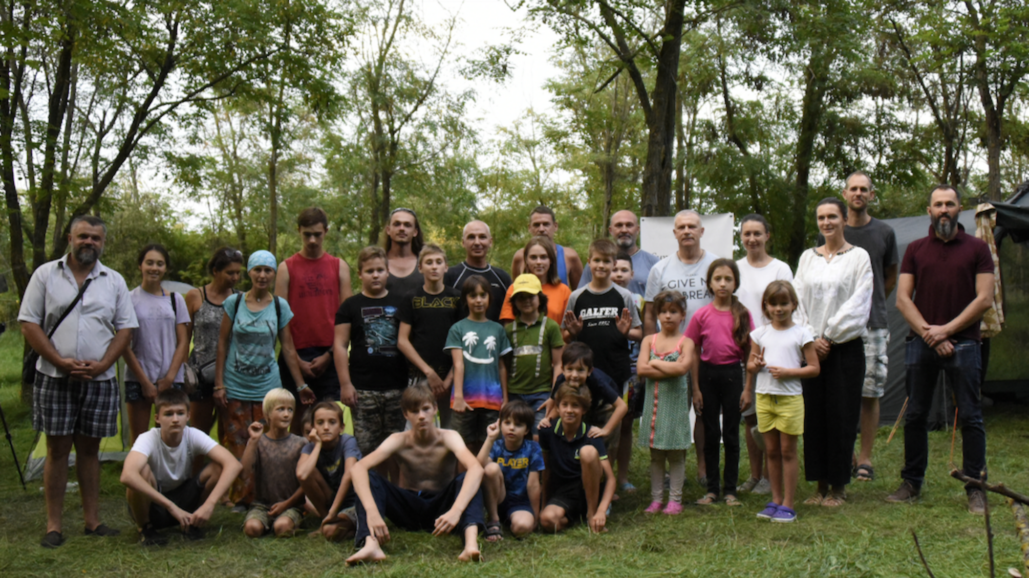Благотворительные мастер-классы и отдых на природе организованного ОО 'Киев Доджо' и местным сообществом