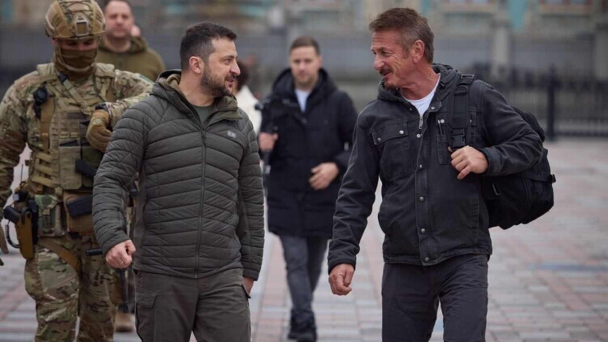 Шон Пенн не побоялся приехать в Украину