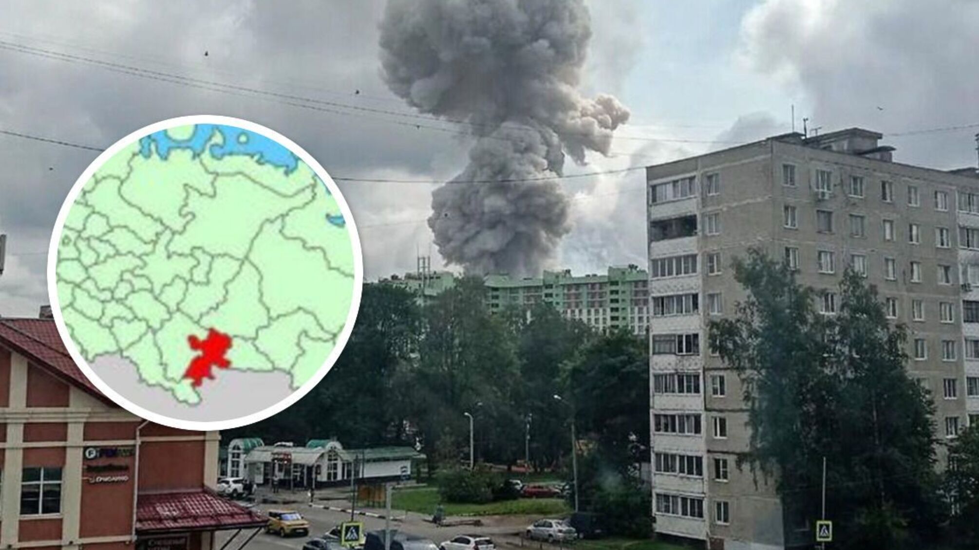 Серія вибухів у росії: вночі 25 серпня було гучно над Москвою
