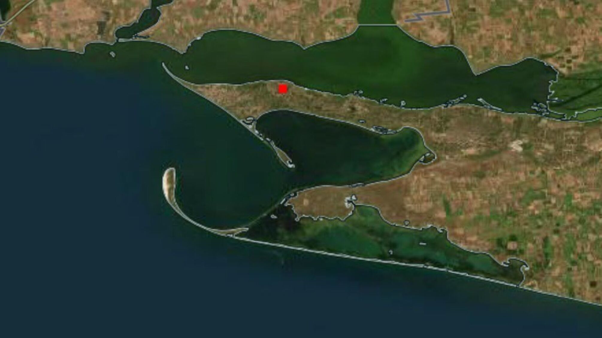 На Кинбурнской косе идут тяжелые сражения, спутник фиксирует масштабное возгорание