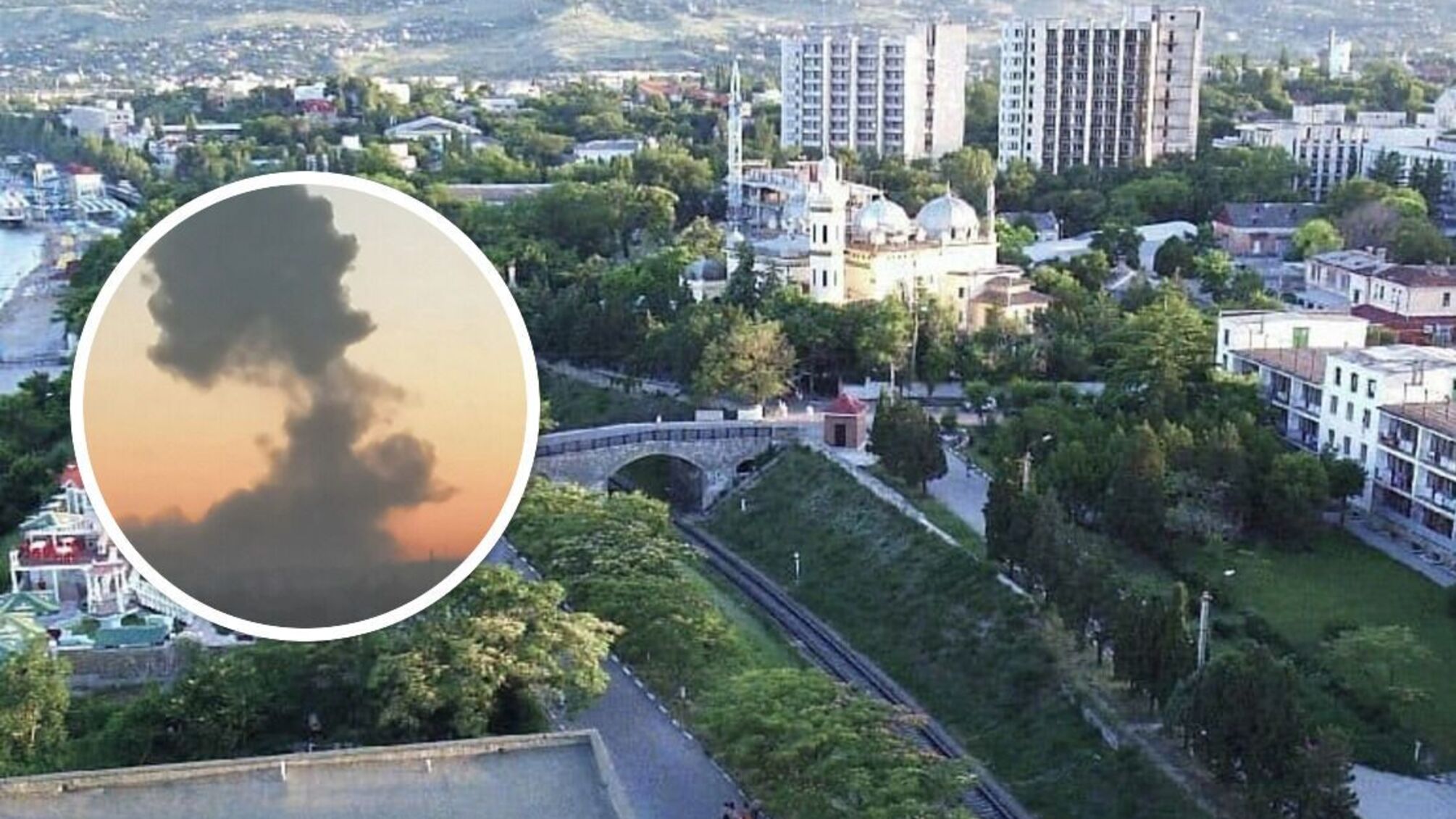 Ніч для мешканців Феодосії пройшла з вибухами