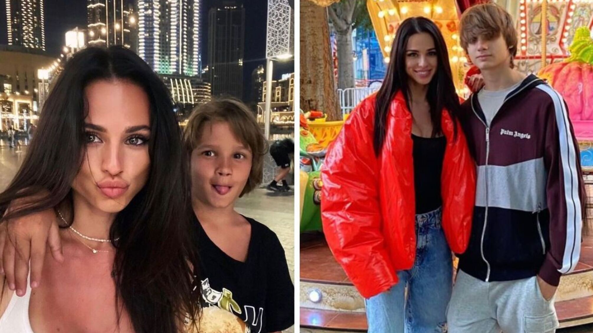 Блогерша Ирина Воронова вместе с сыновьями