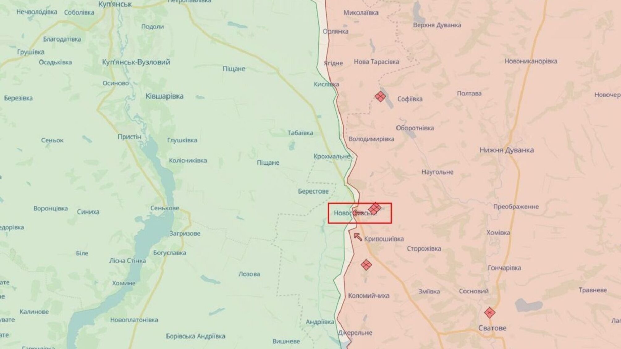 От села Новоселовское в Луганской области остались одни руины