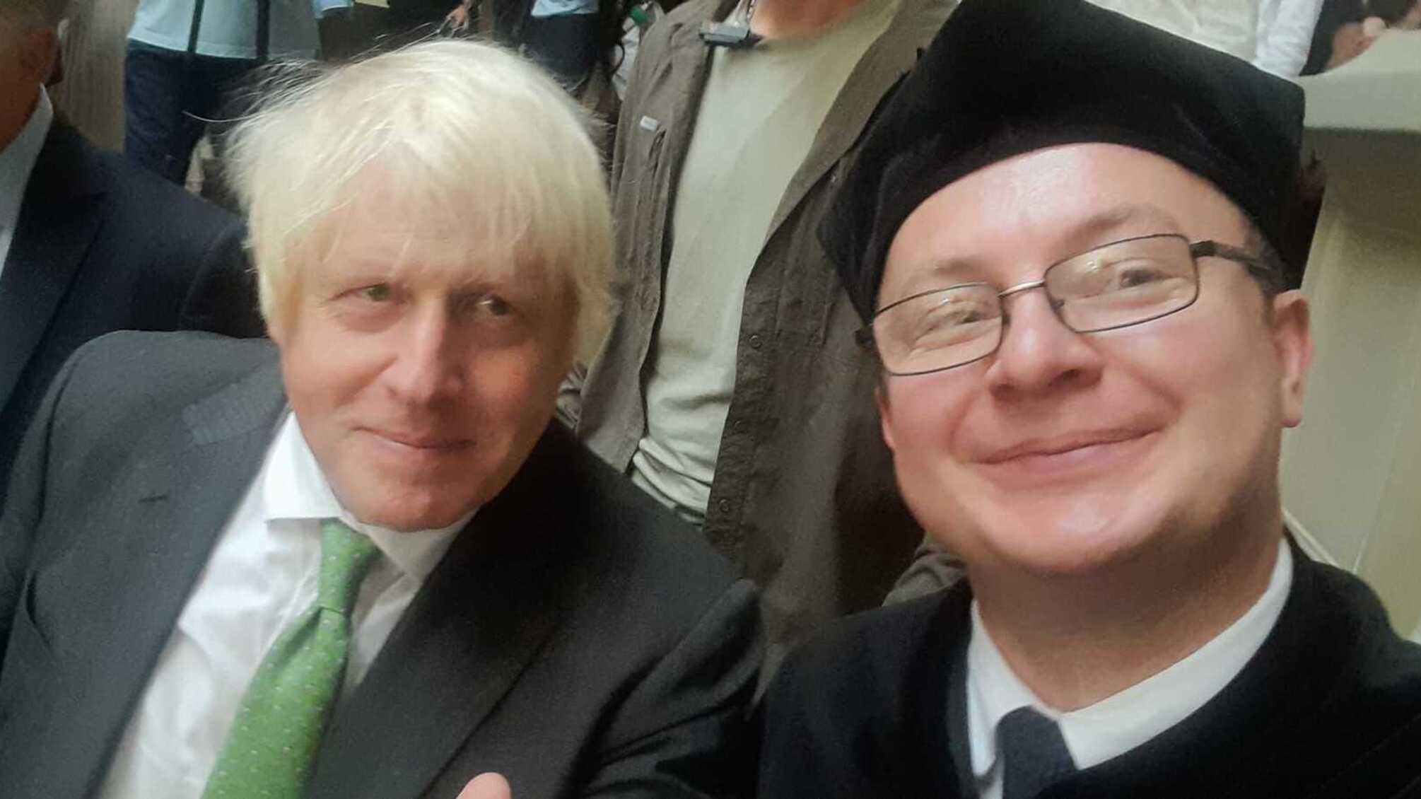 Борис Джонсон став 'почесним доктором' у львівському університеті