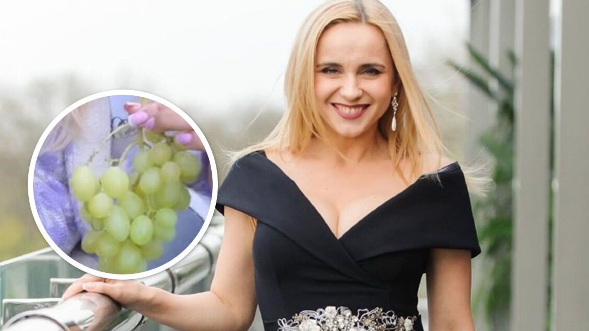 'Маленькі радощі': Лілія Ребрик похизувалась першим врожаєм винограду з власного саду