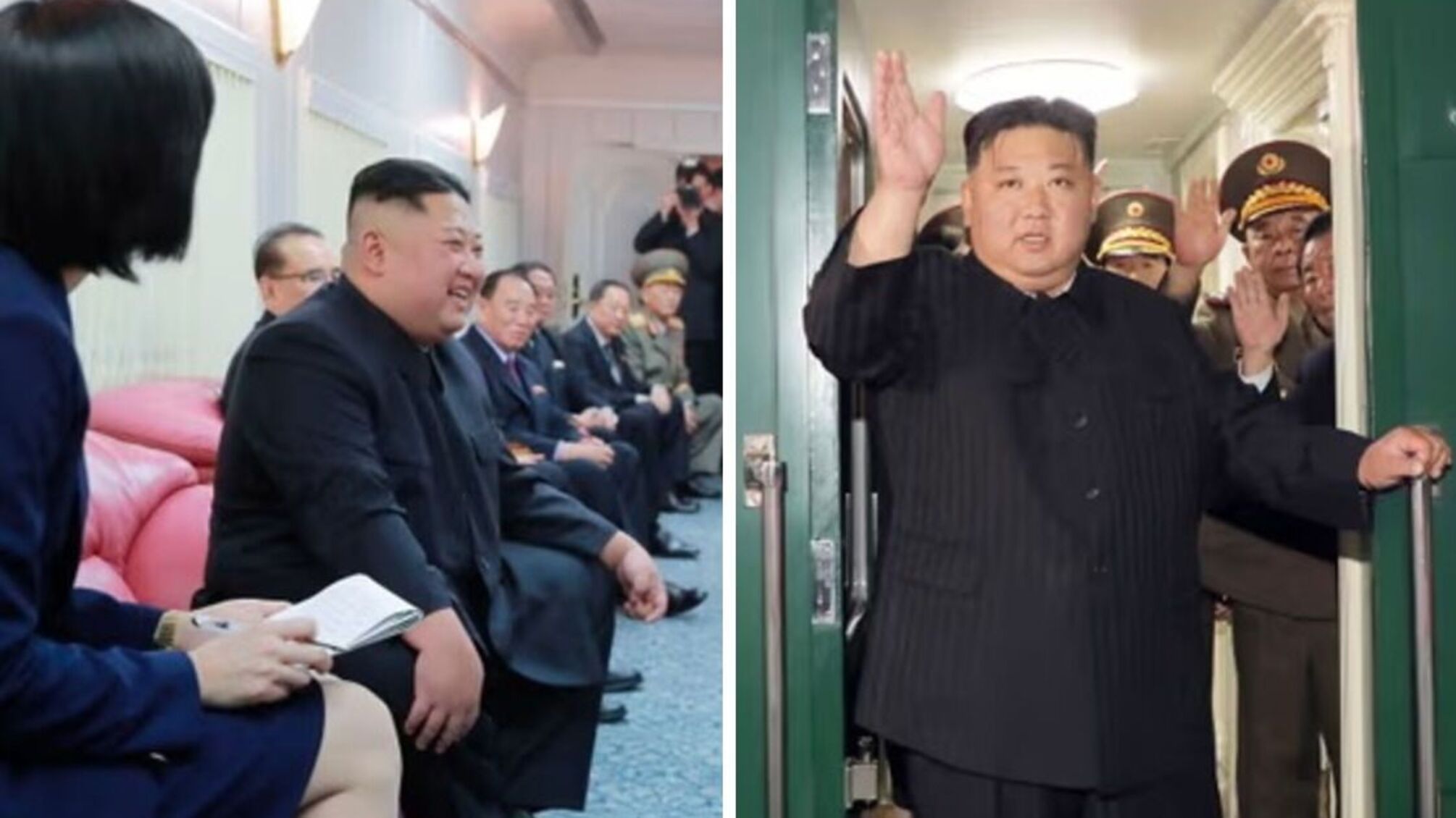 Ким Чен Ын прибыл во Владивосток для встречи с путиным на бронепоезде с розовыми сиденьями