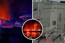 Вибухи у Севастополі в Криму на  Севастопольському морському заводі: ракетами підбили два корабля  