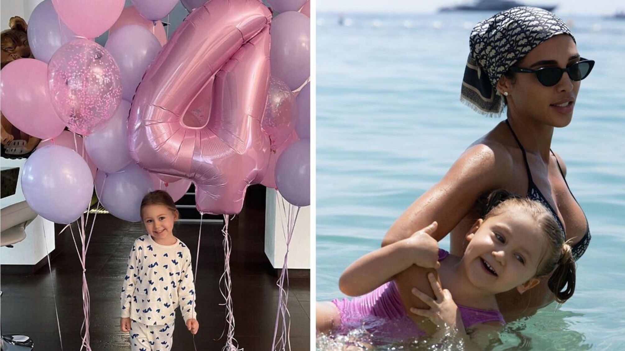 Санта Дімопулос привітала доньку Софію з днем народження